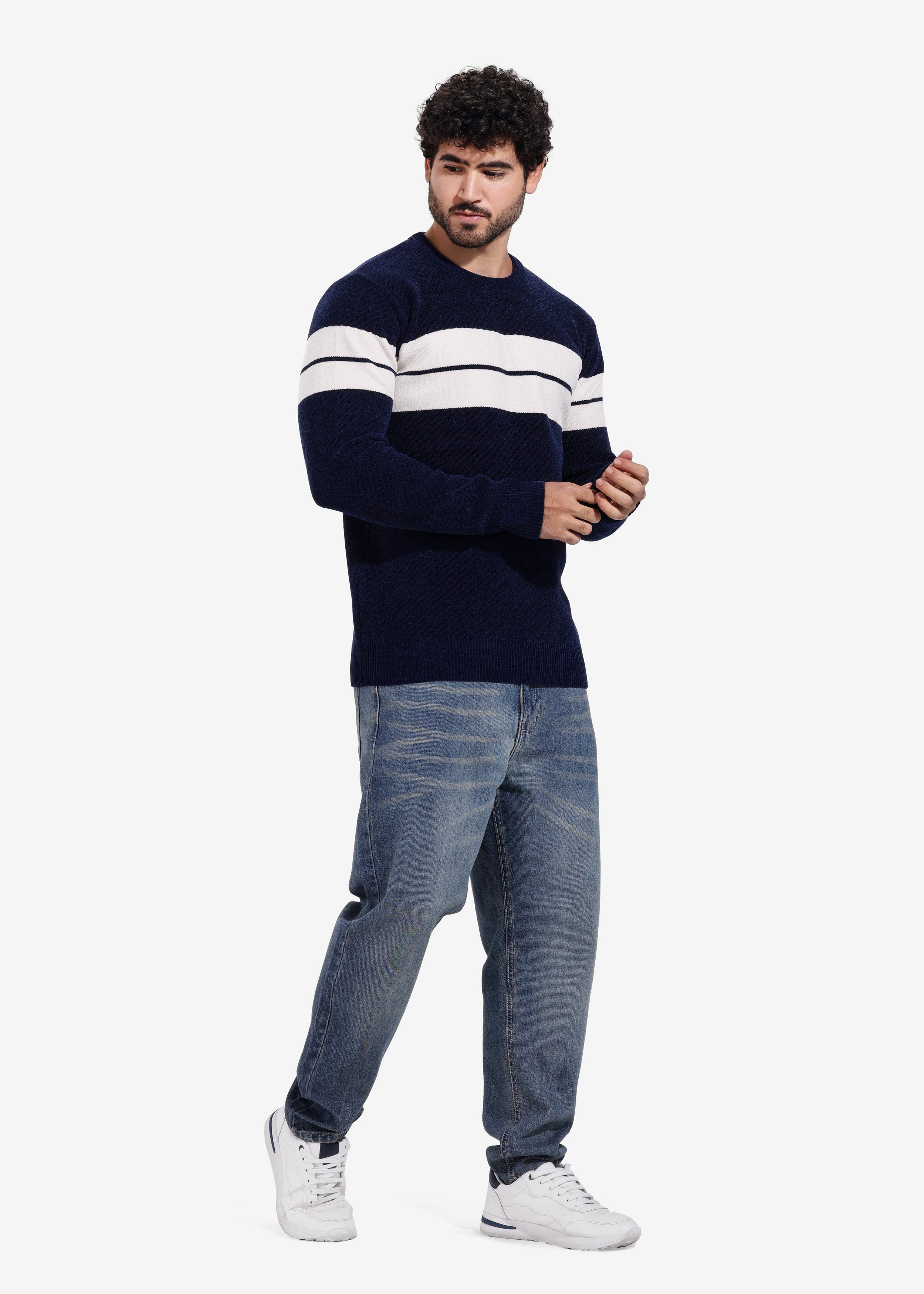 Pullover - Men - Striped