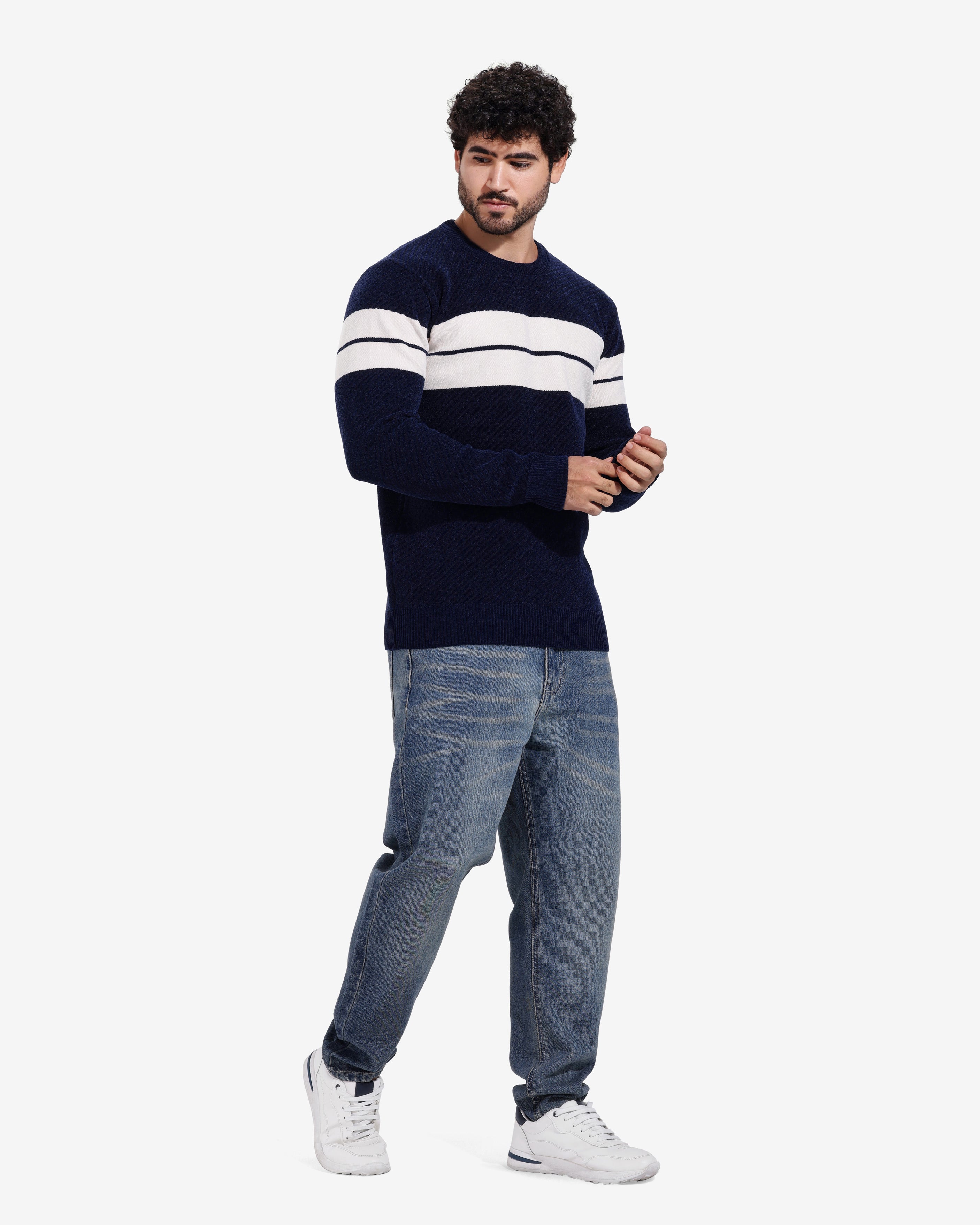 Pullover - Men - Striped