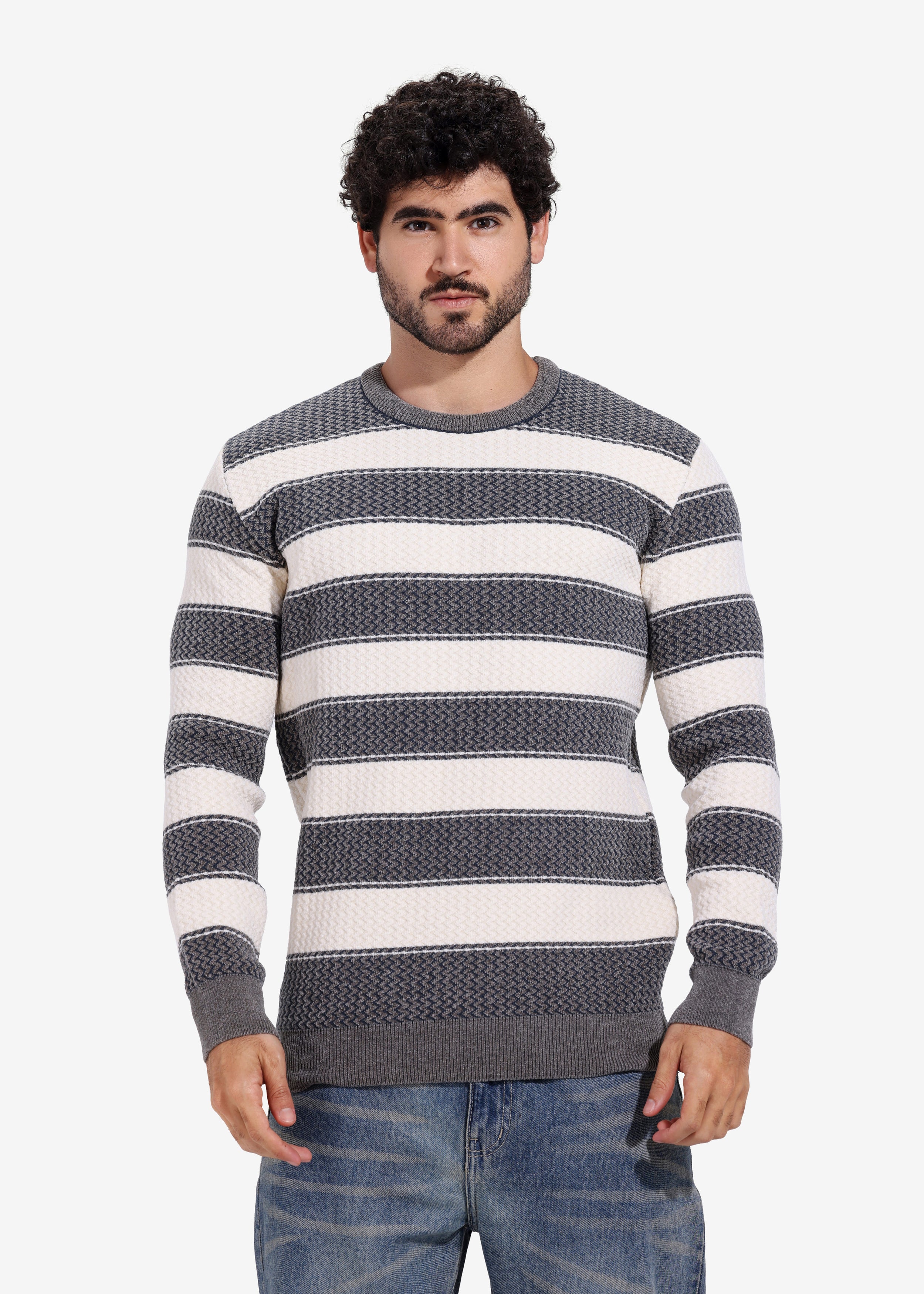 Pullover - Men - Striped