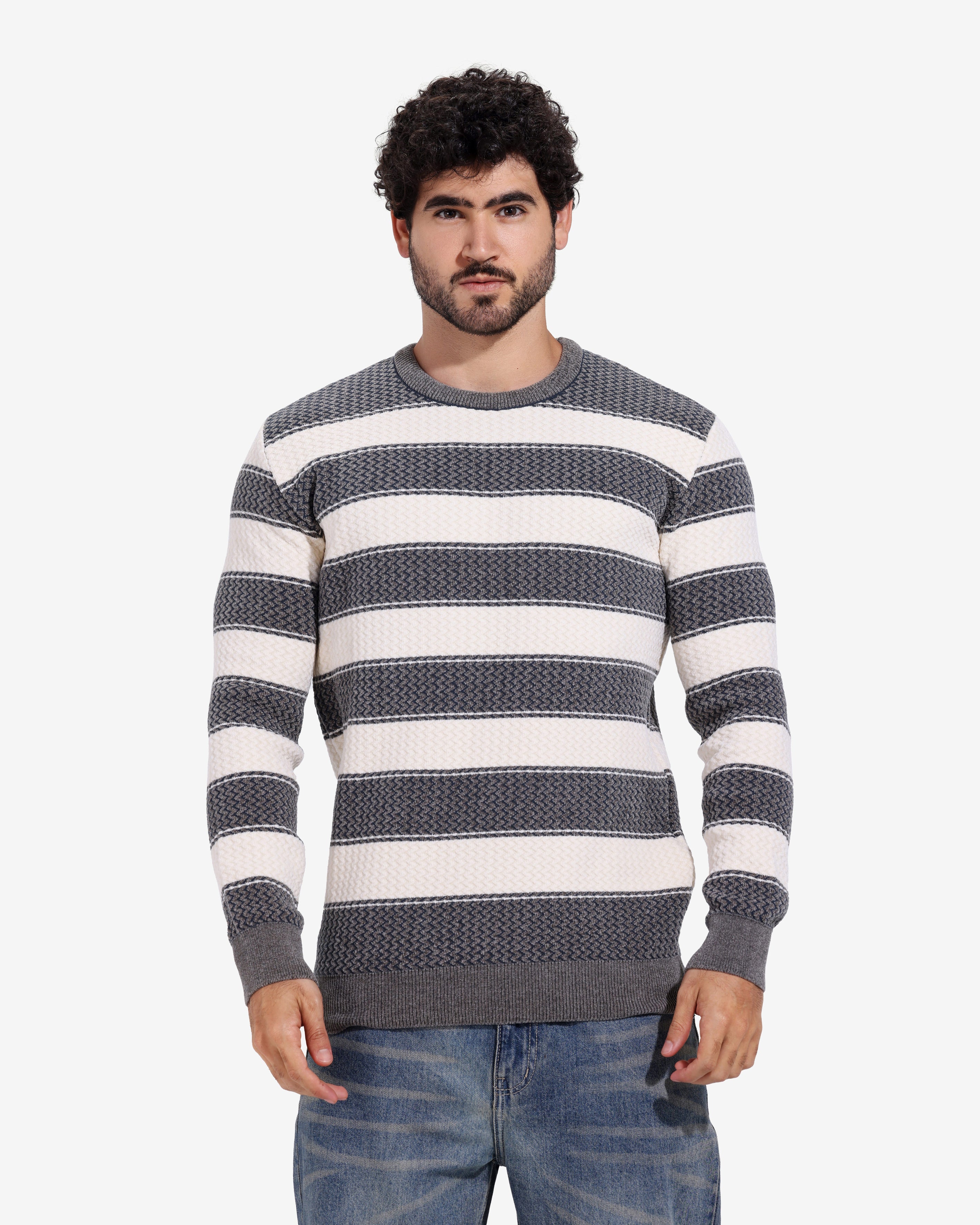 Pullover - Men - Striped