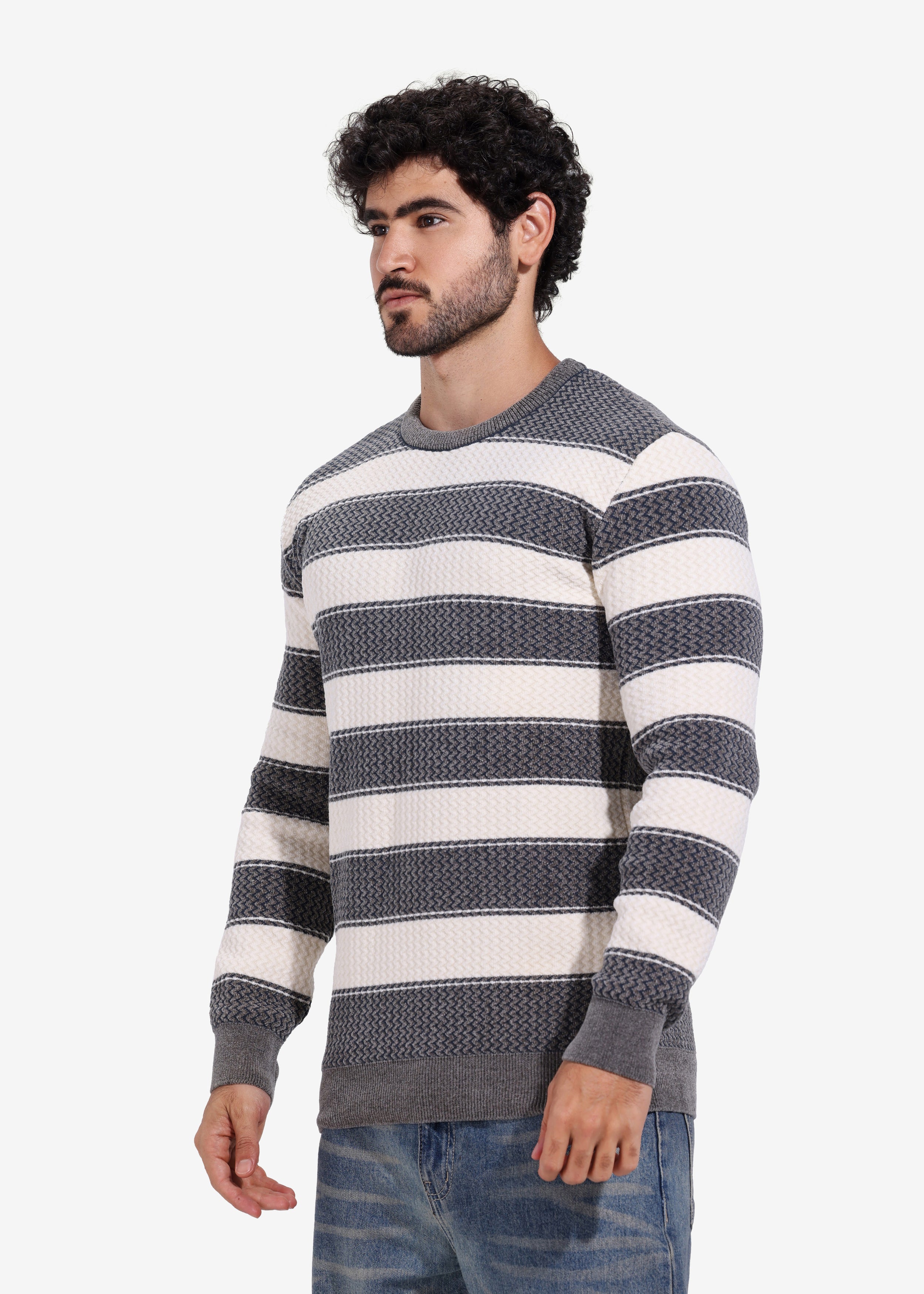 Pullover - Men - Striped