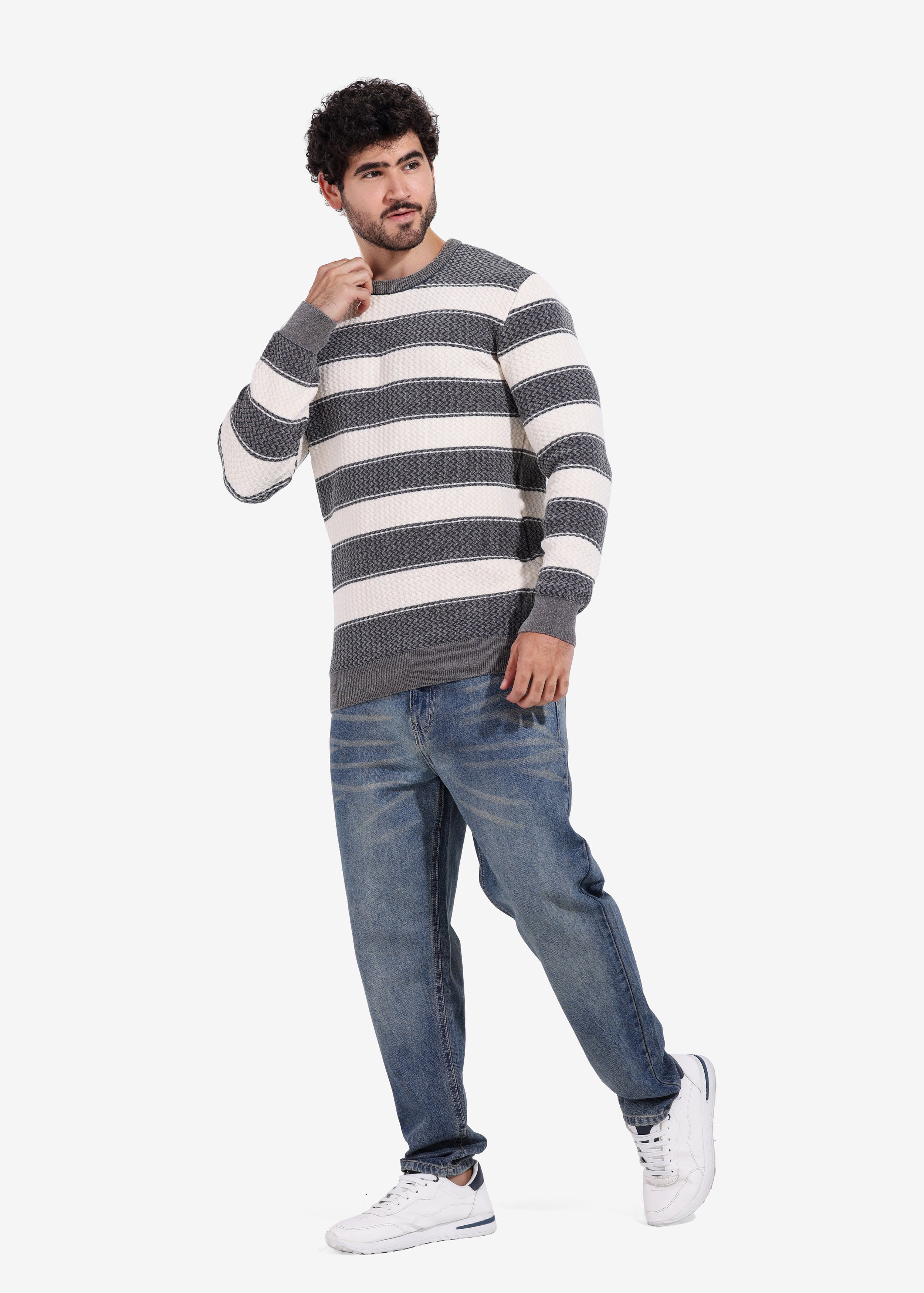 Pullover - Men - Striped