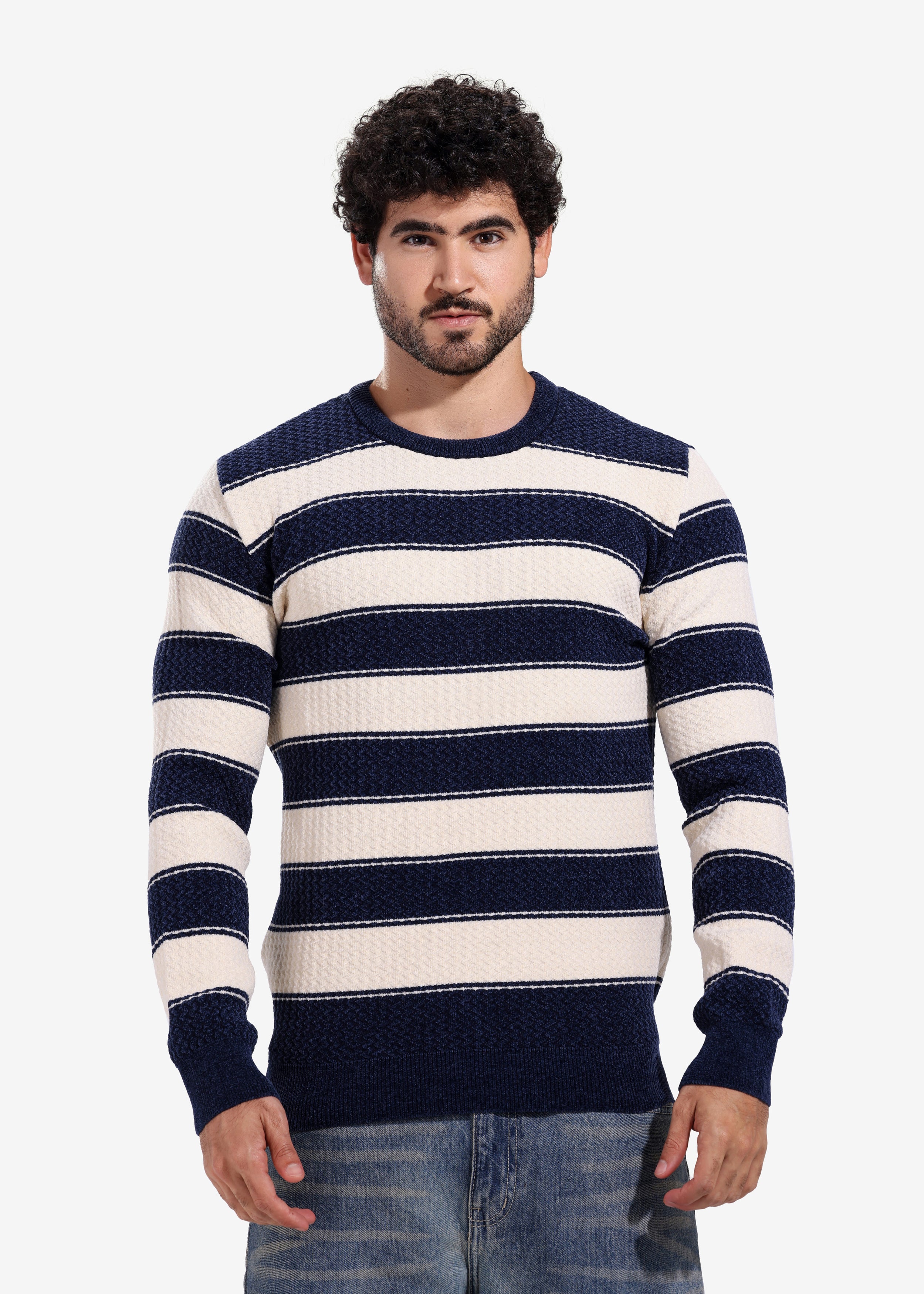 Pullover - Men - Striped