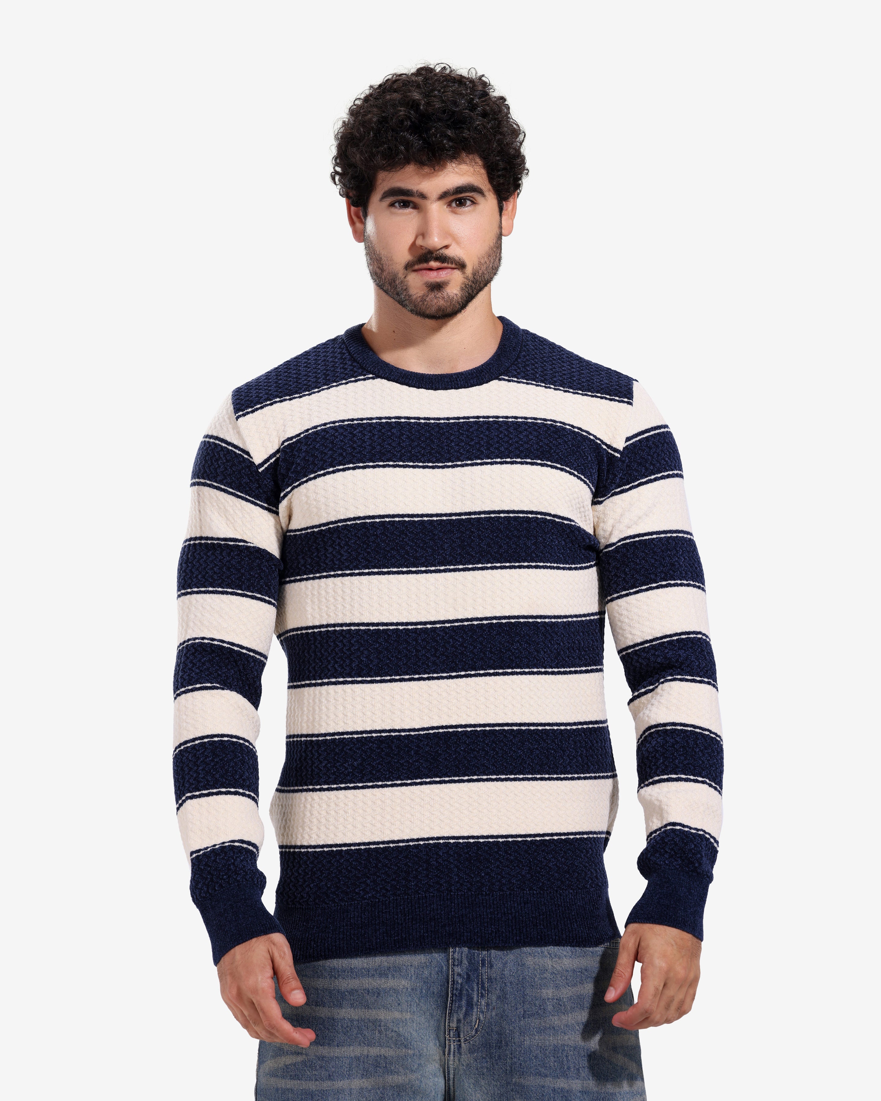 Pullover - Men - Striped
