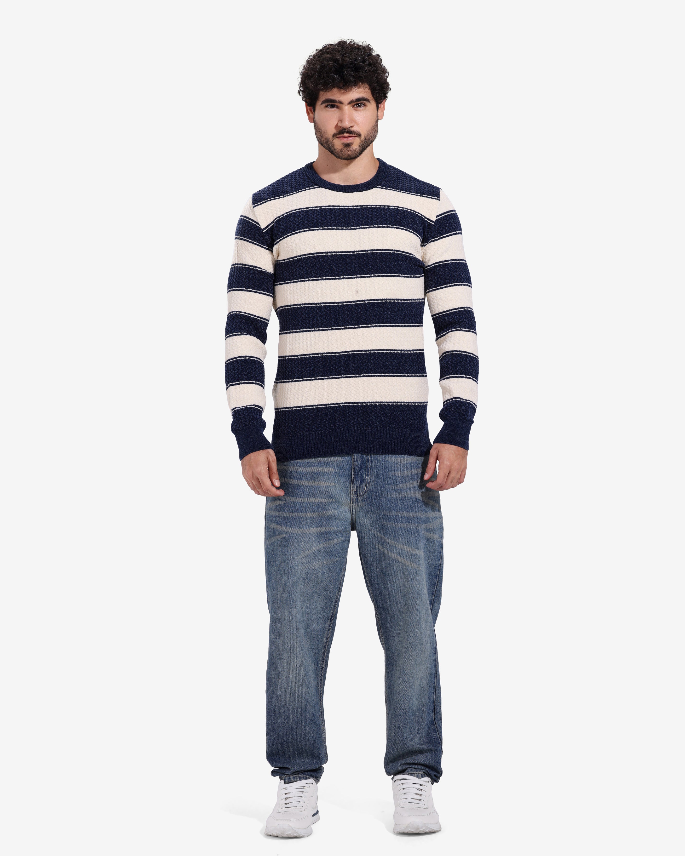 Pullover - Men - Striped