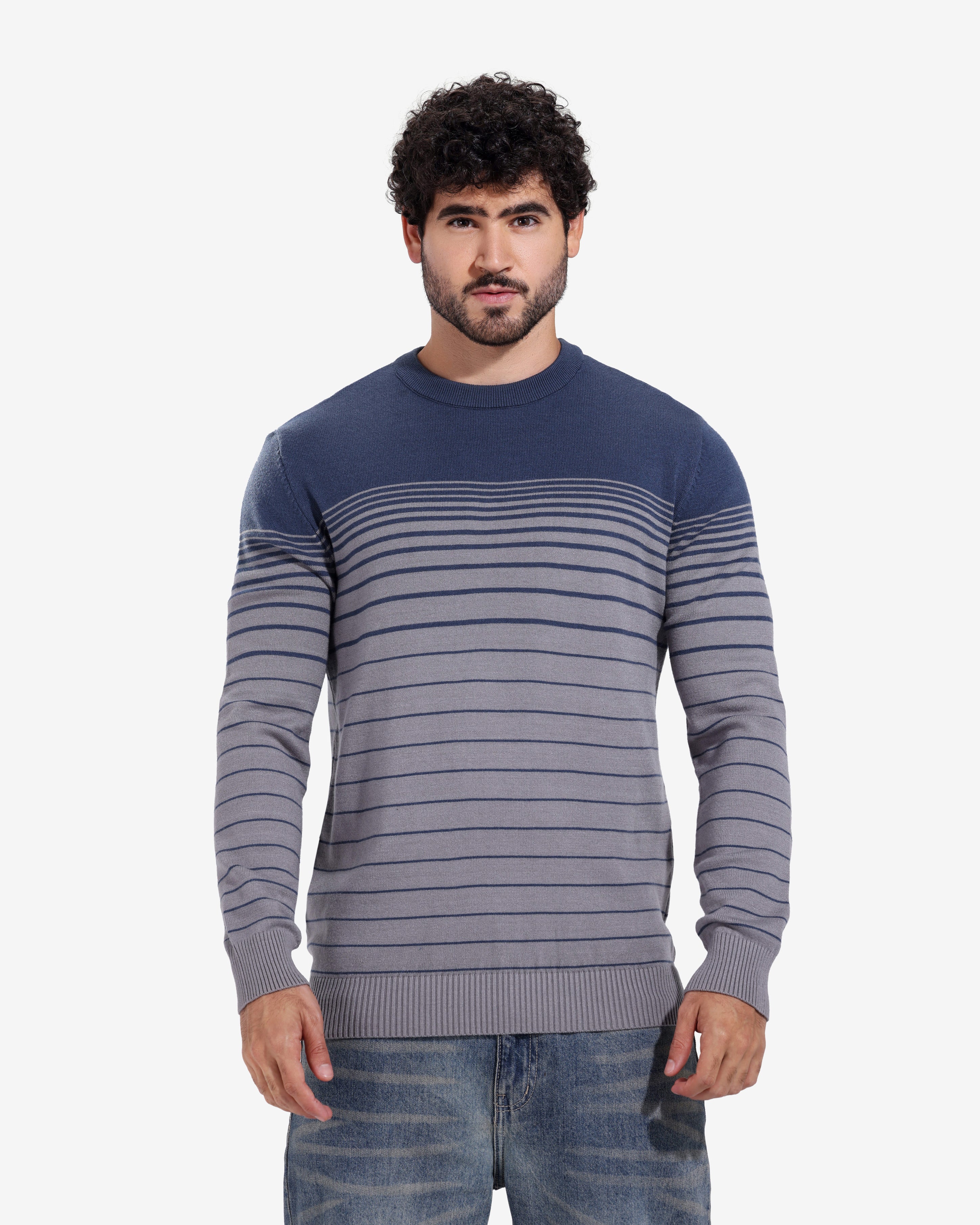 Pullover - Men - Striped