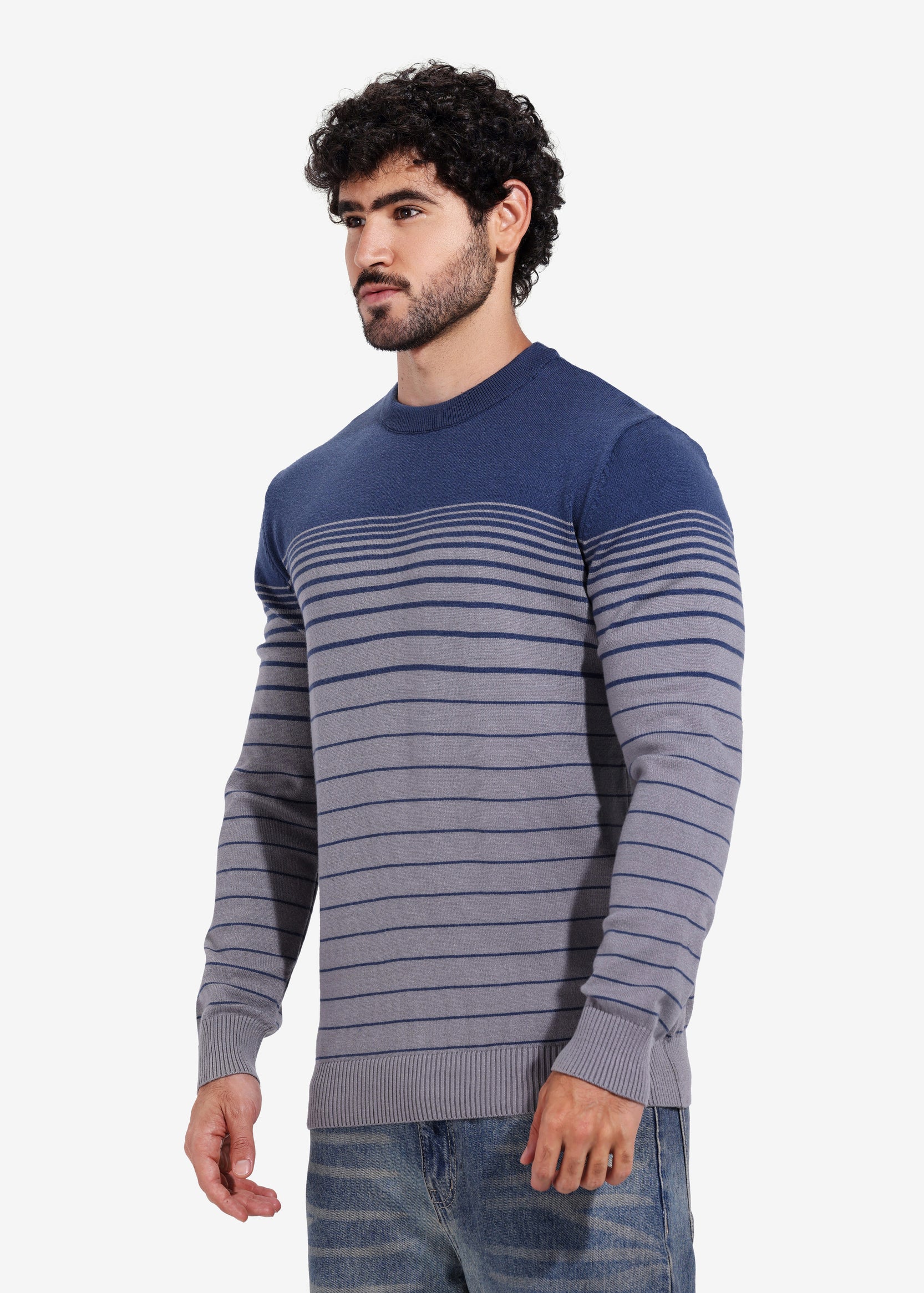 Pullover - Men - Striped