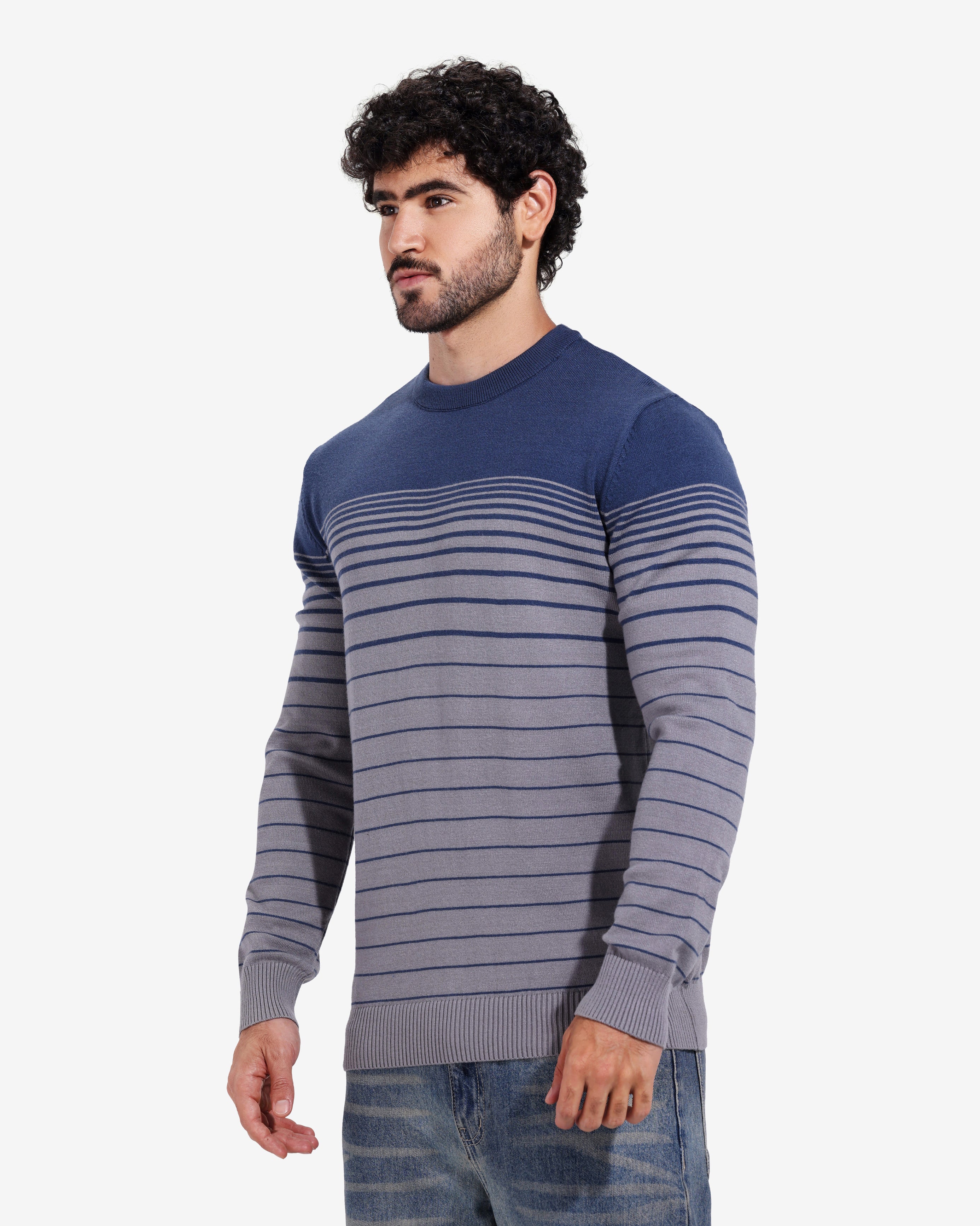 Pullover - Men - Striped