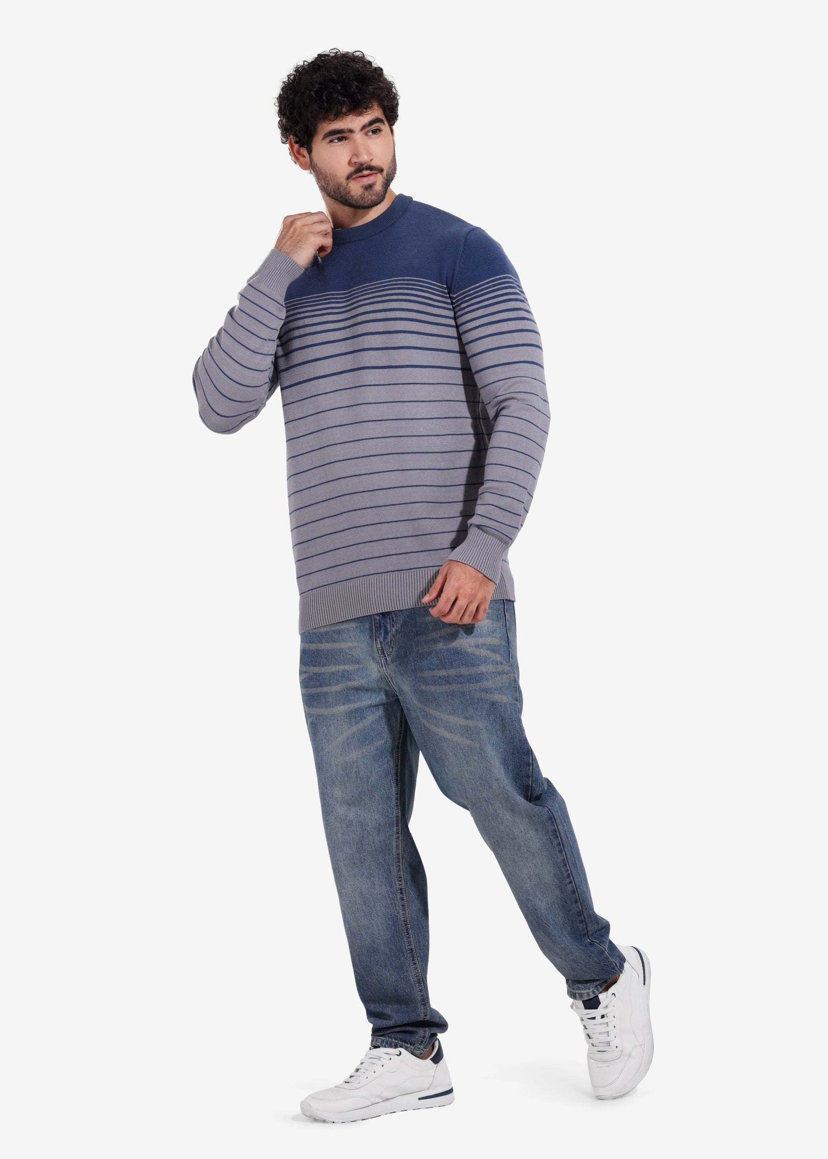 Pullover - Men - Striped