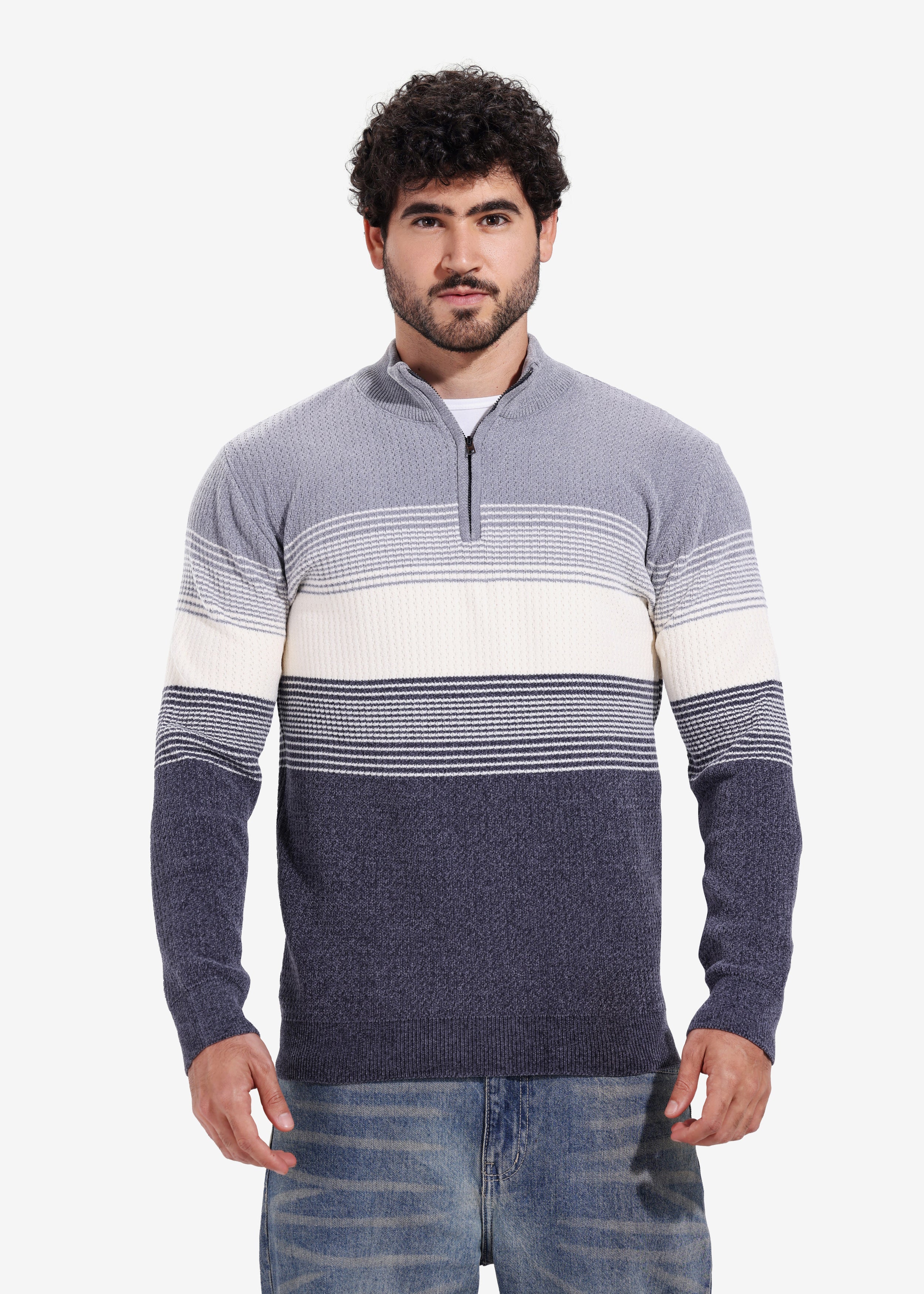 Pullover - Men - Striped