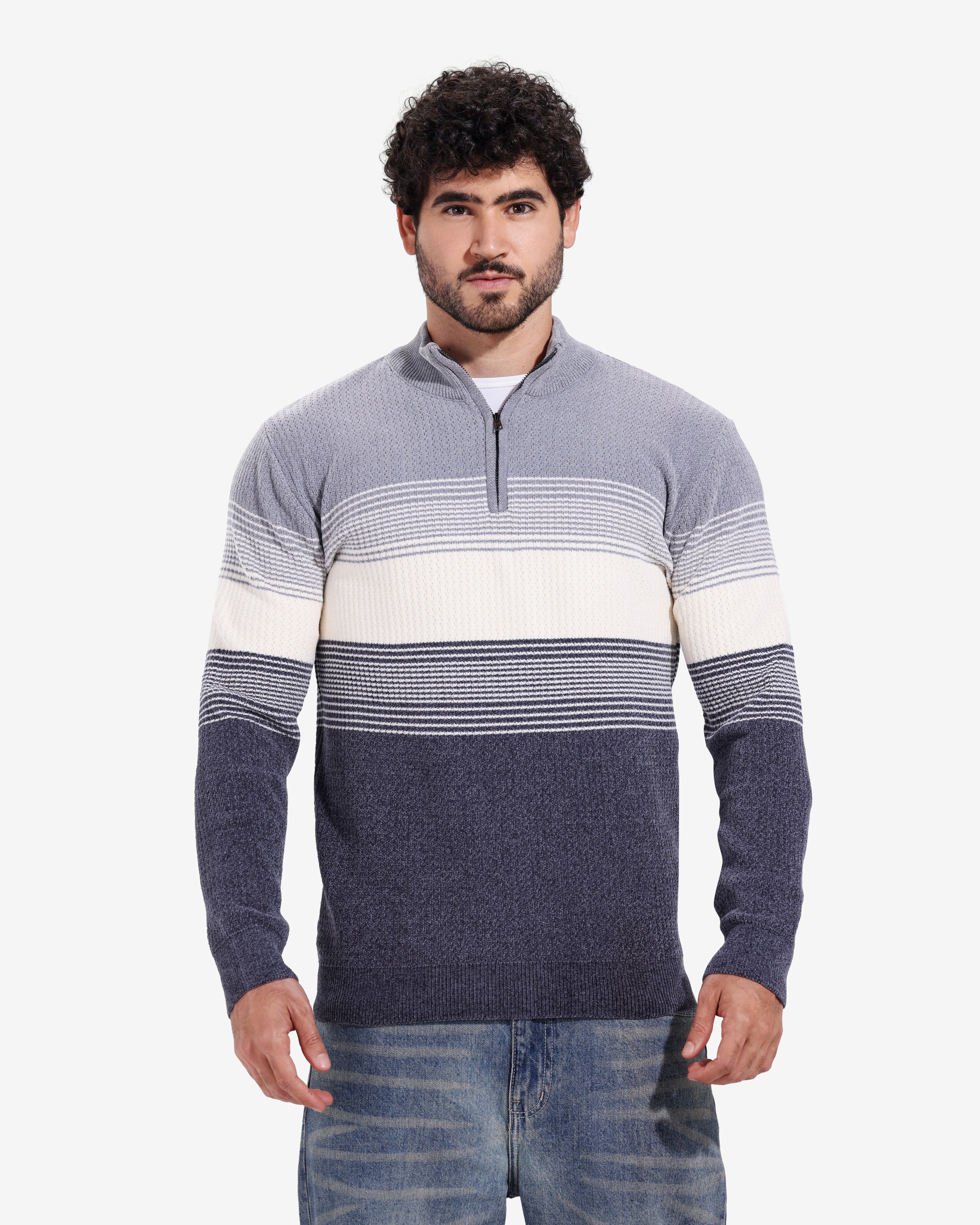 Pullover - Men - Striped