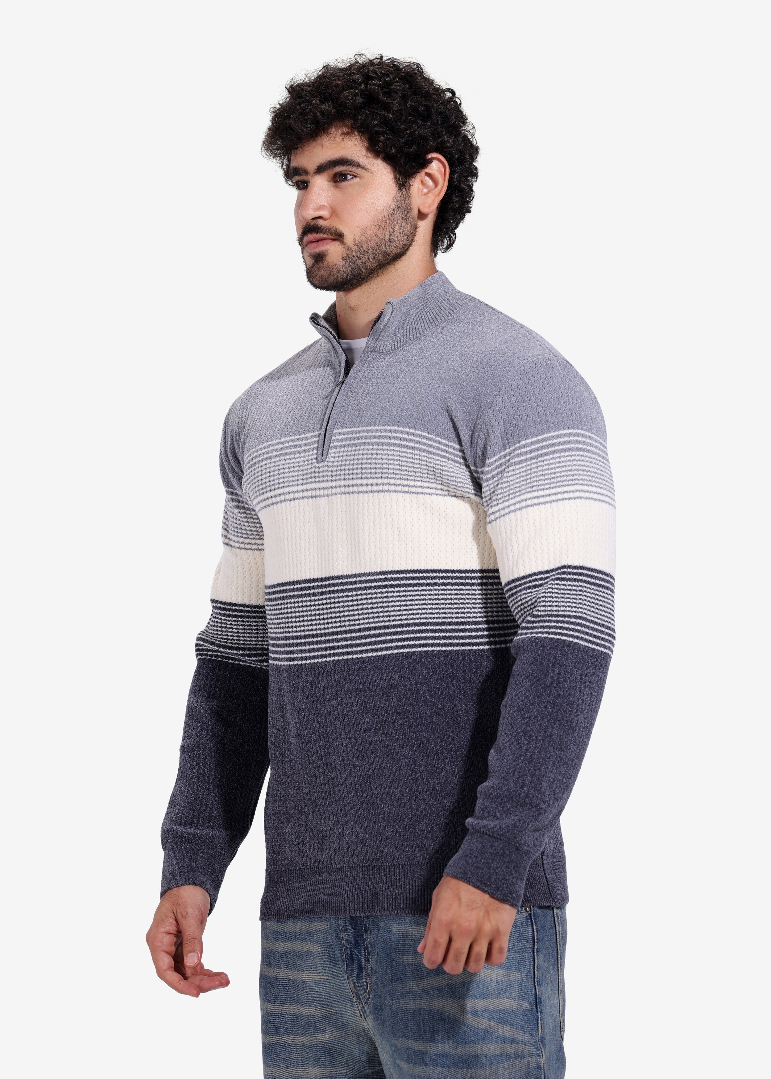 Pullover - Men - Striped