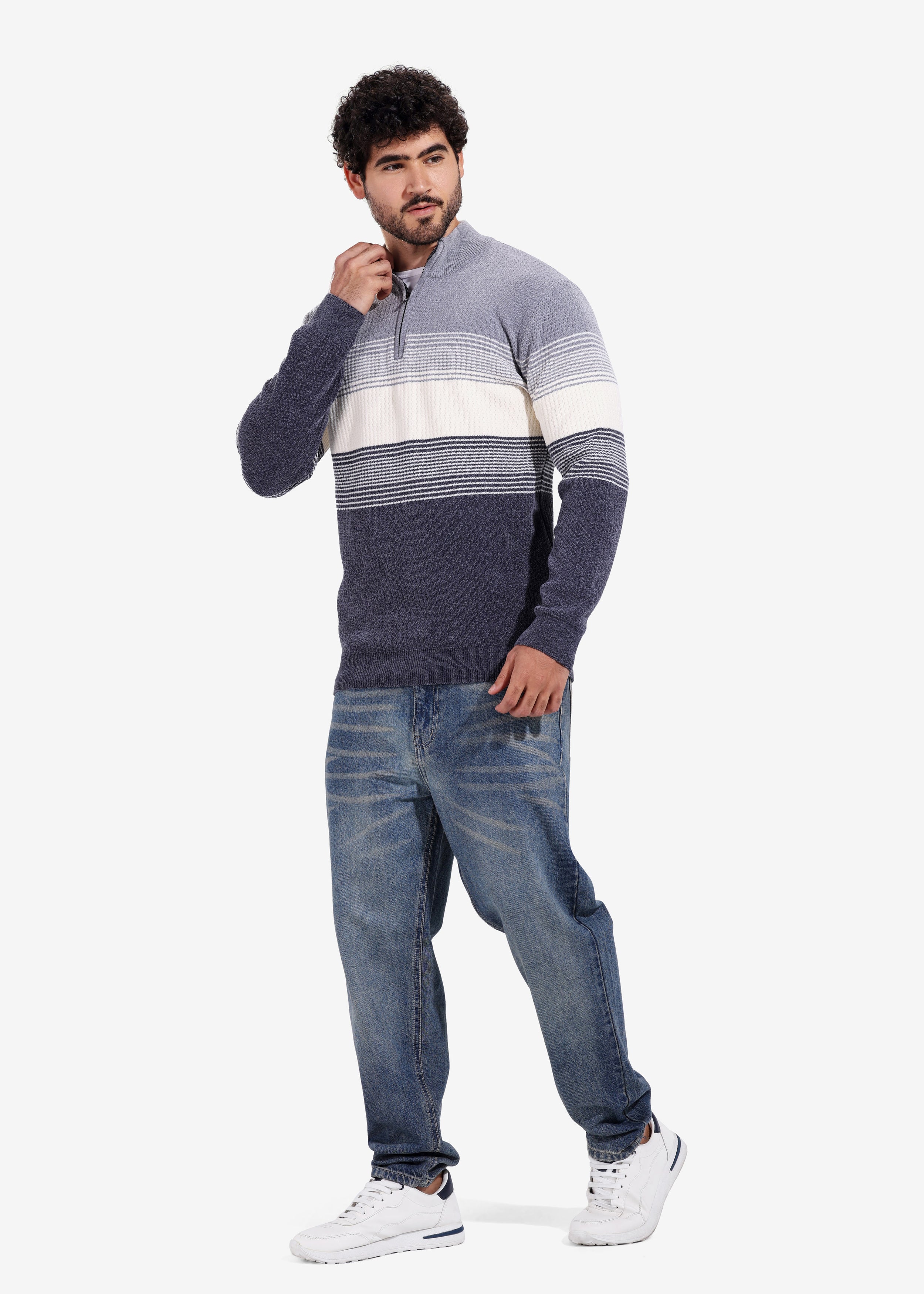 Pullover - Men - Striped