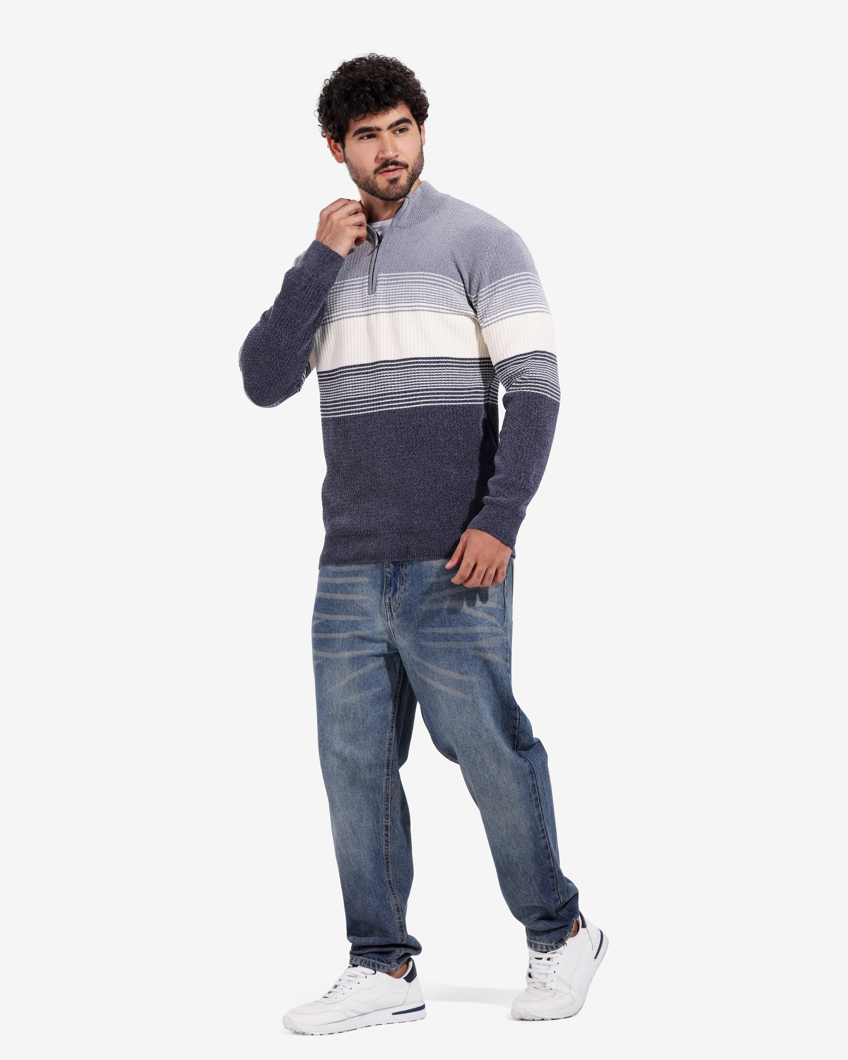 Pullover - Men - Striped