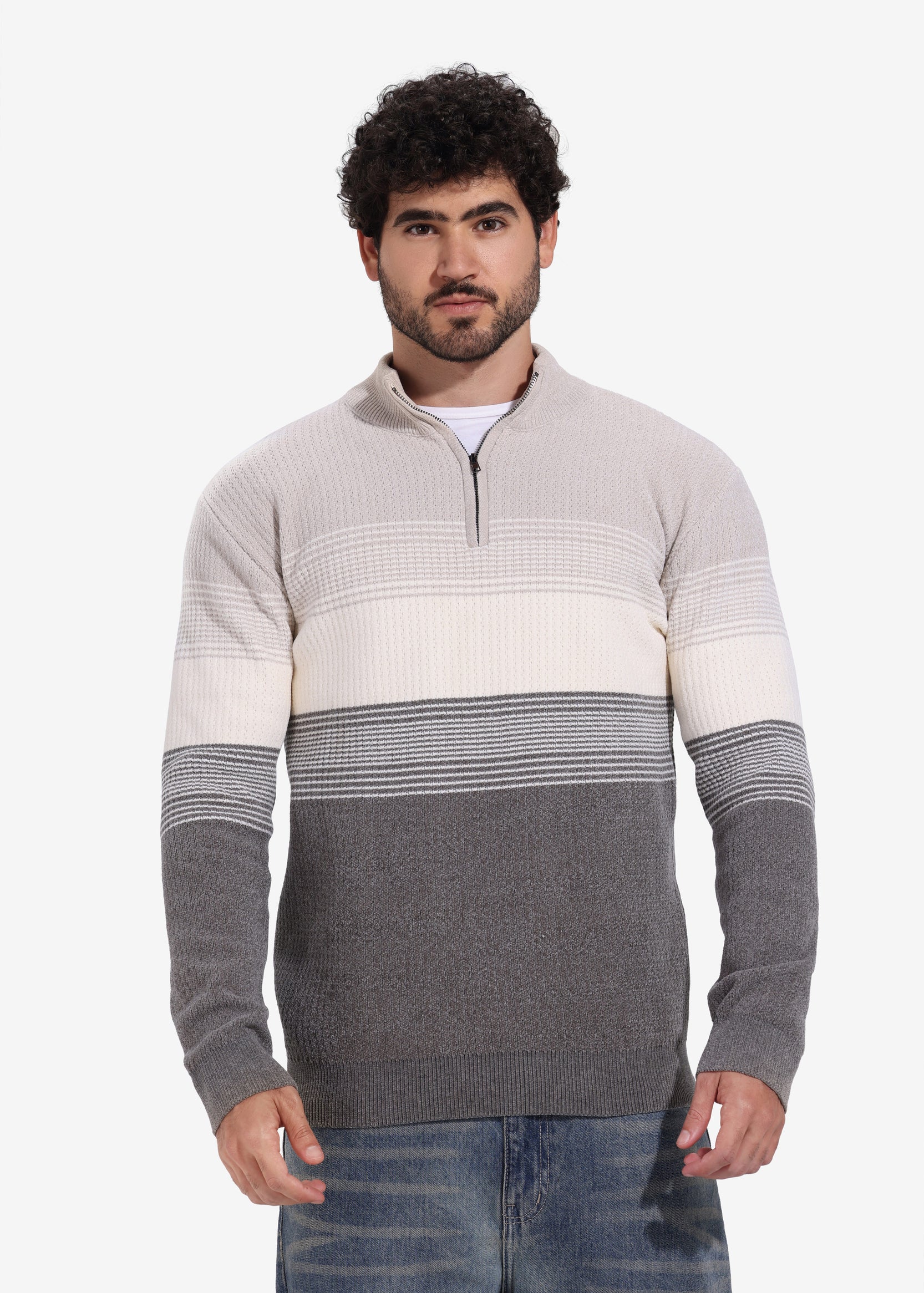 Pullover - Men - Striped