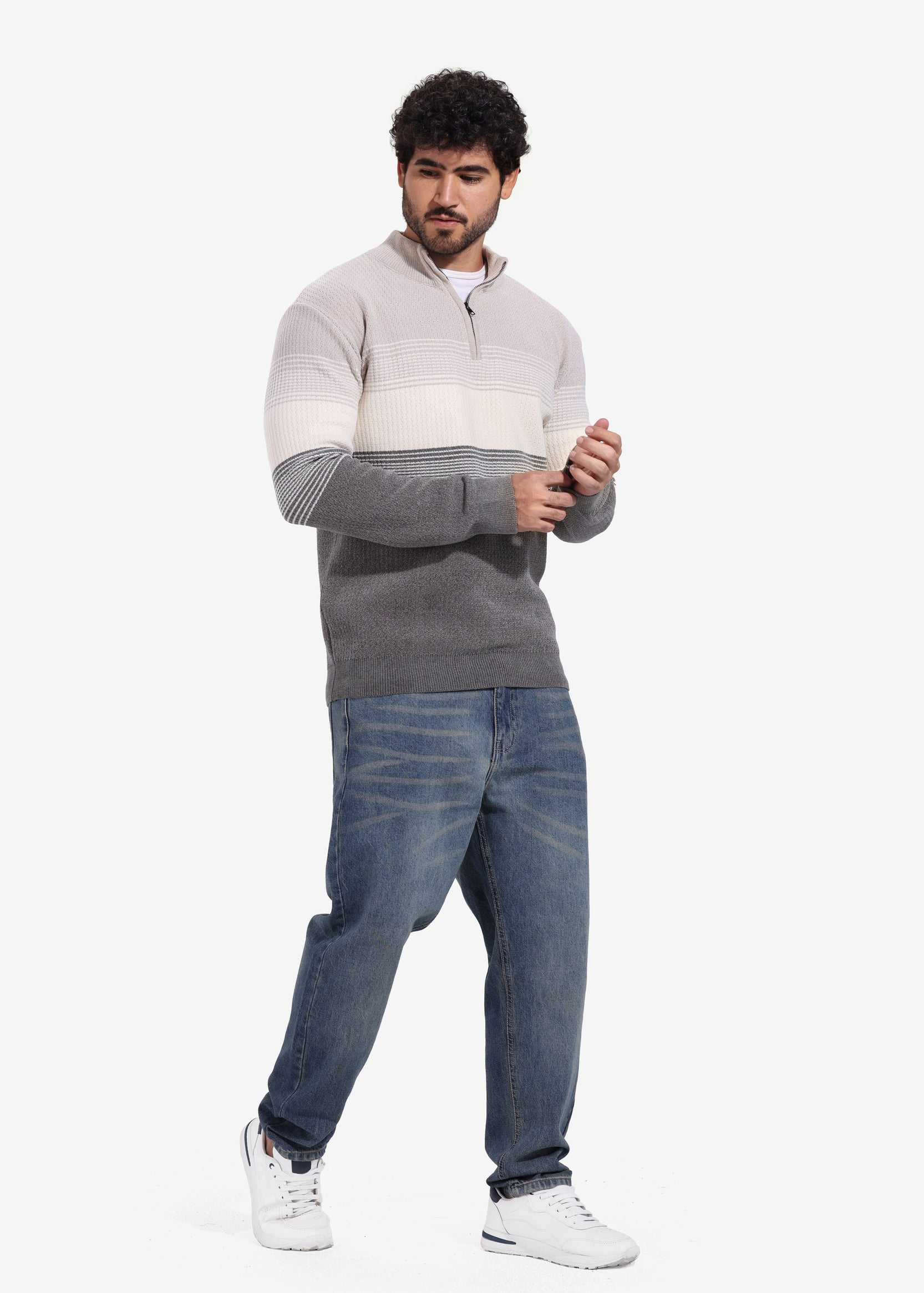 Pullover - Men - Striped