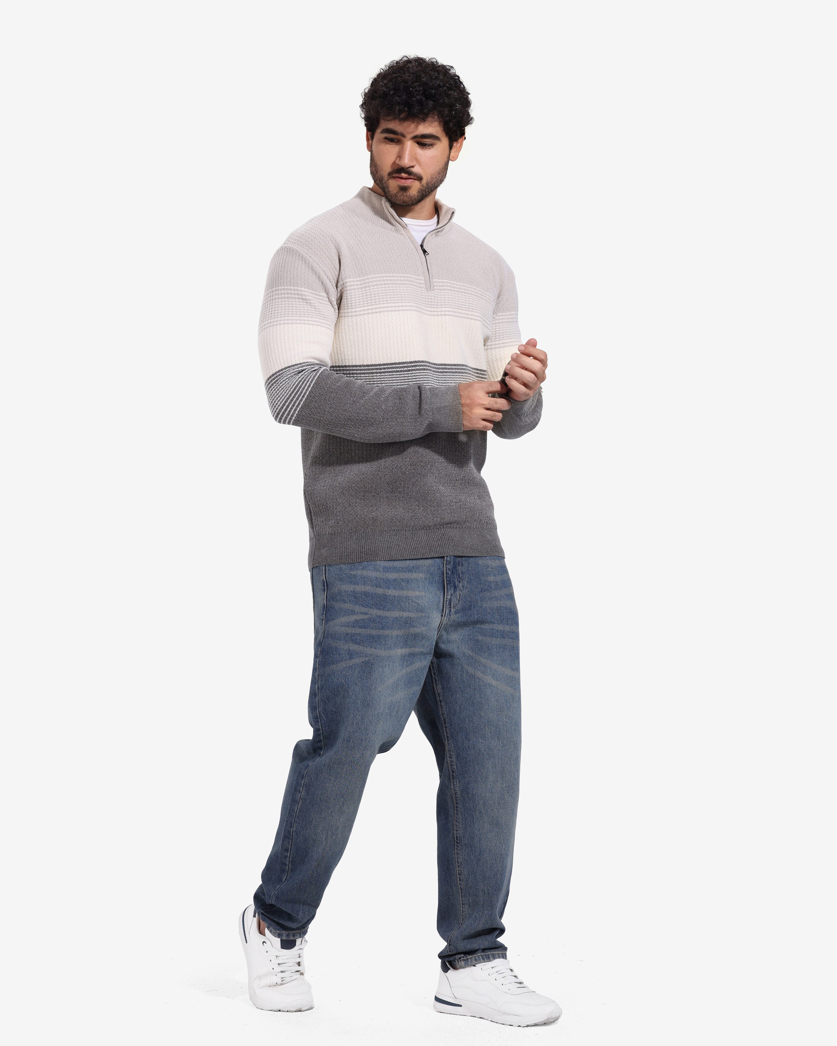 Pullover - Men - Striped