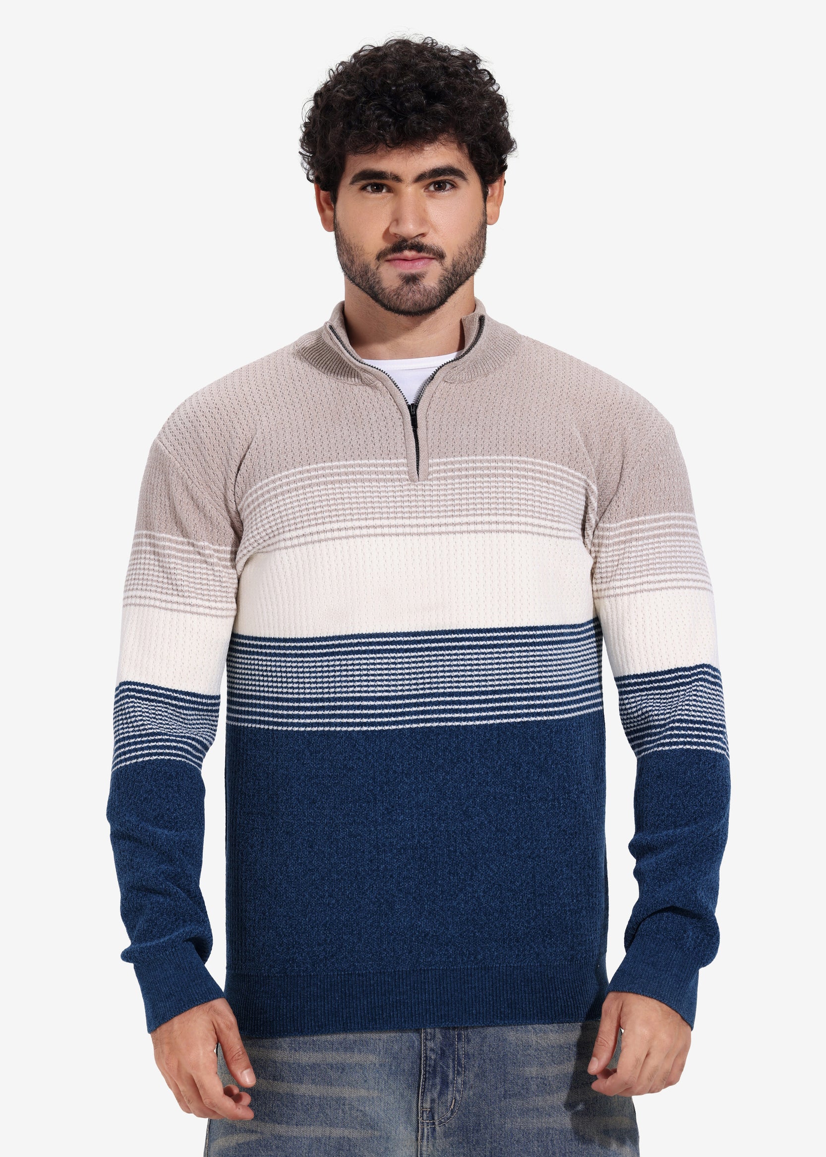 Pullover - Men - Striped