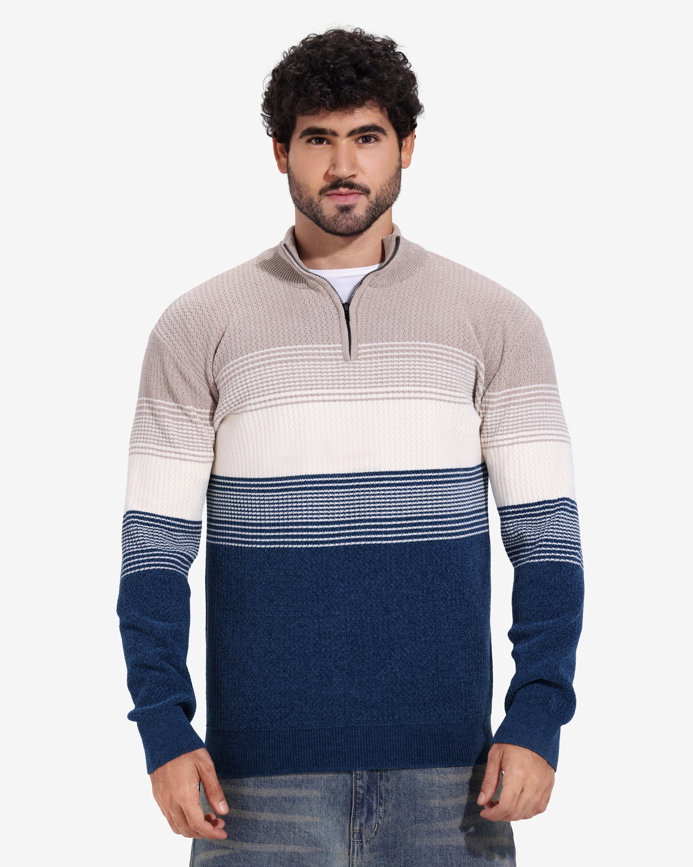 Pullover - Men - Striped