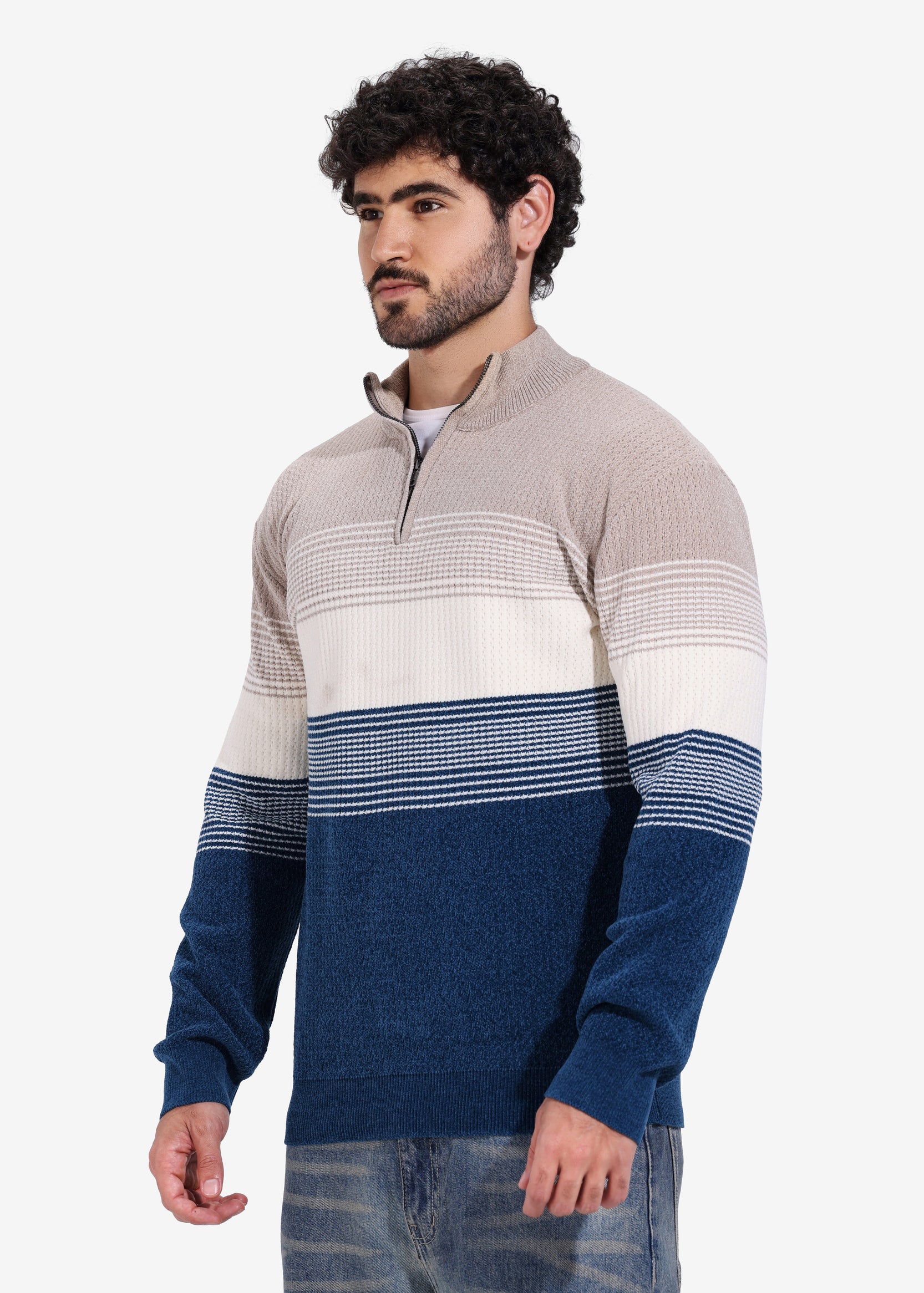 Pullover - Men - Striped