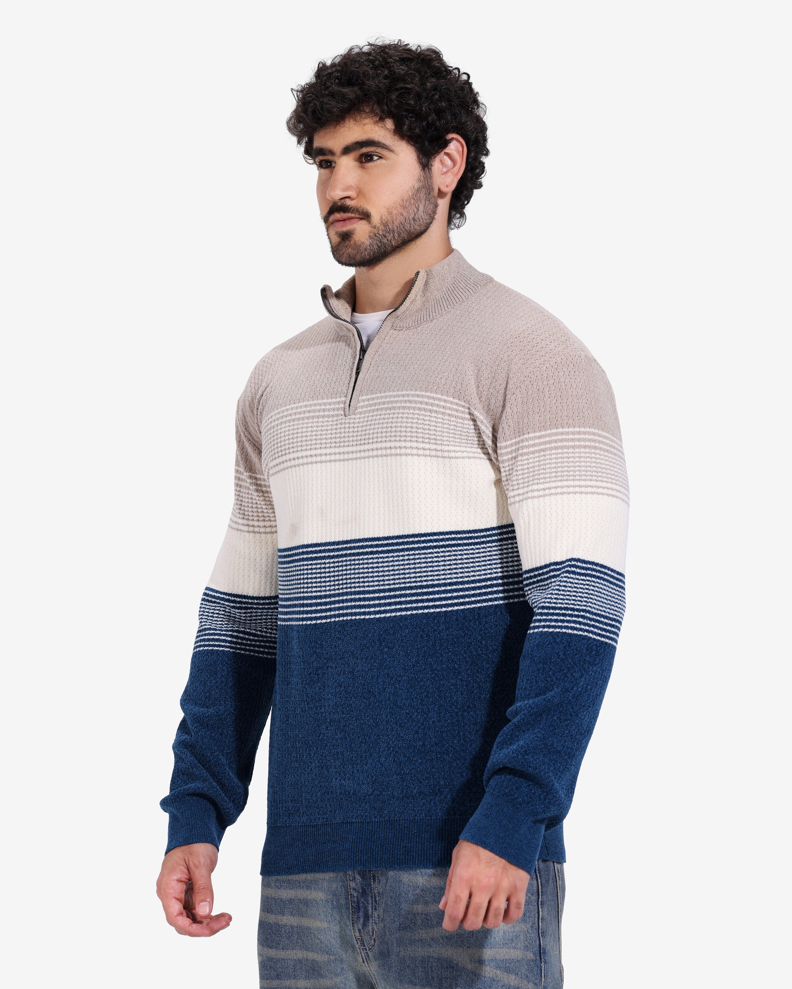 Pullover - Men - Striped