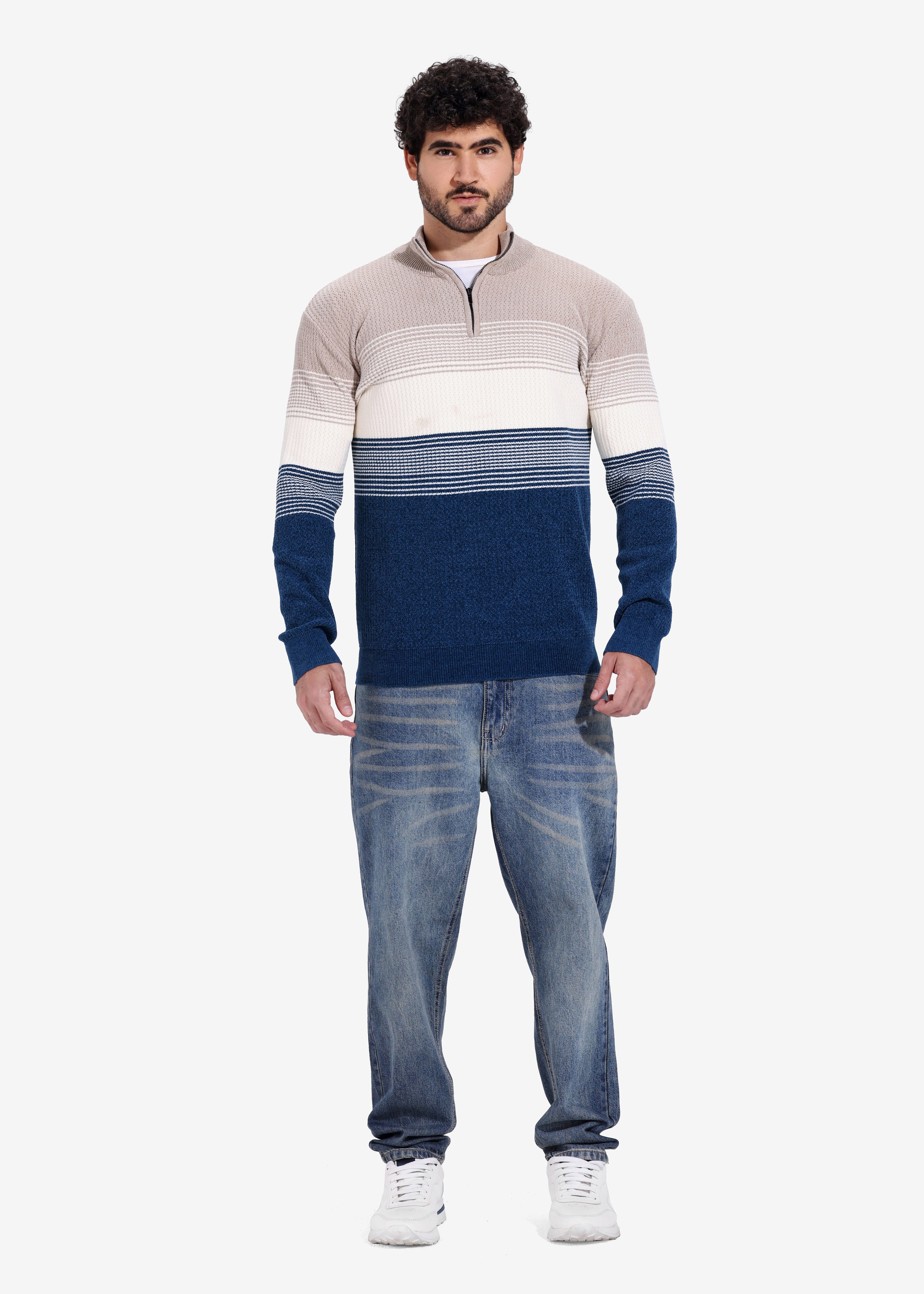 Pullover - Men - Striped