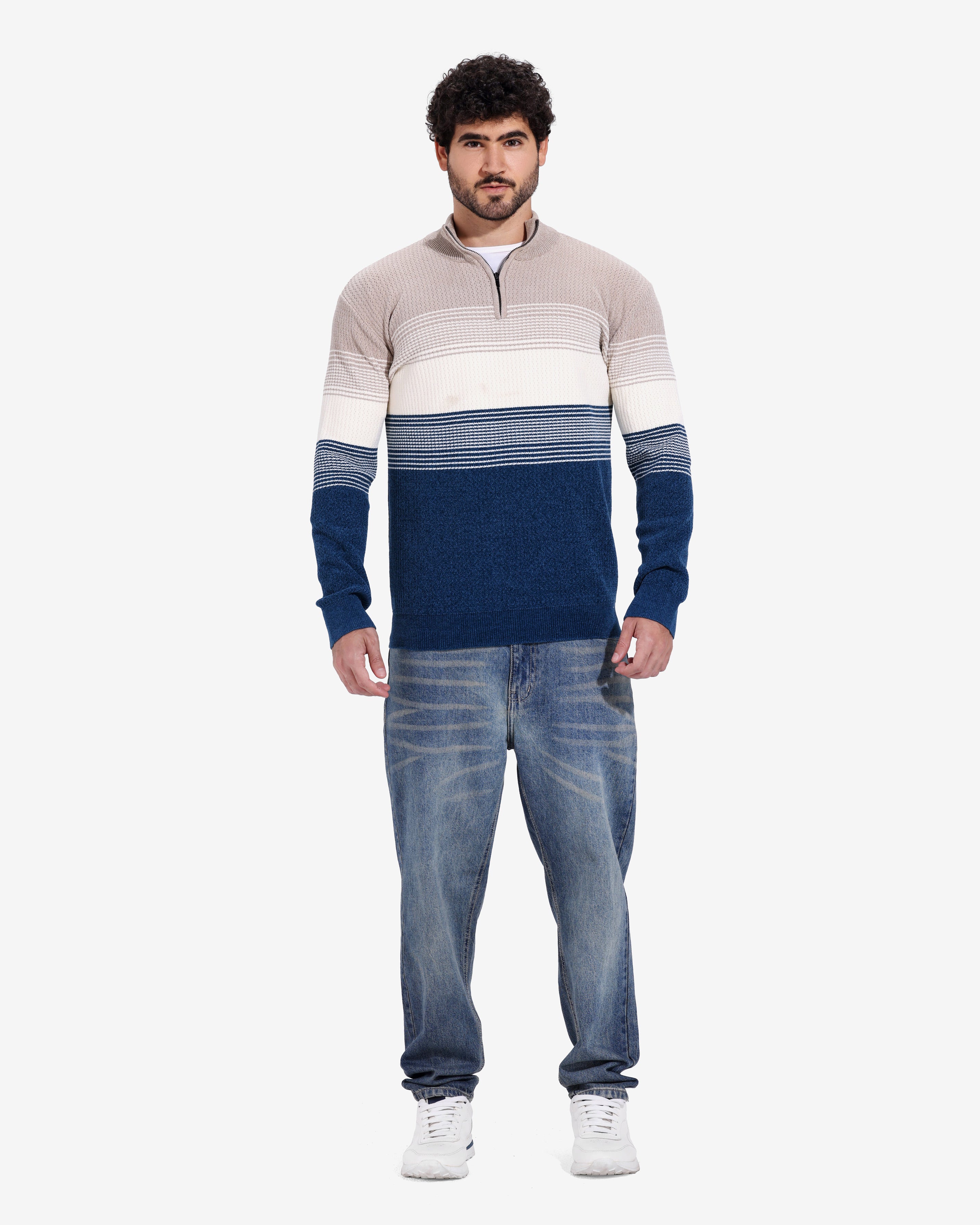 Pullover - Men - Striped