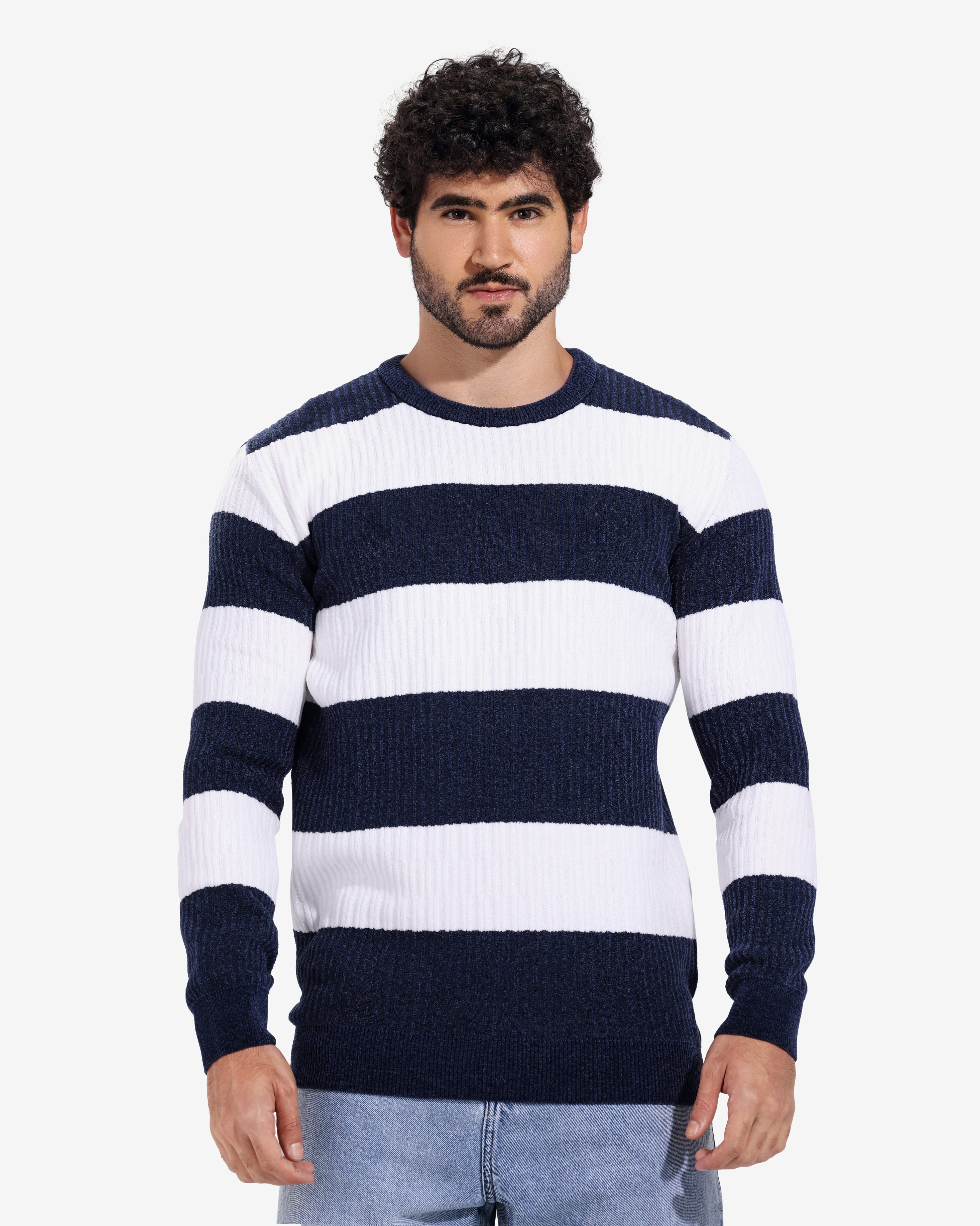 Pullover - Men - Striped