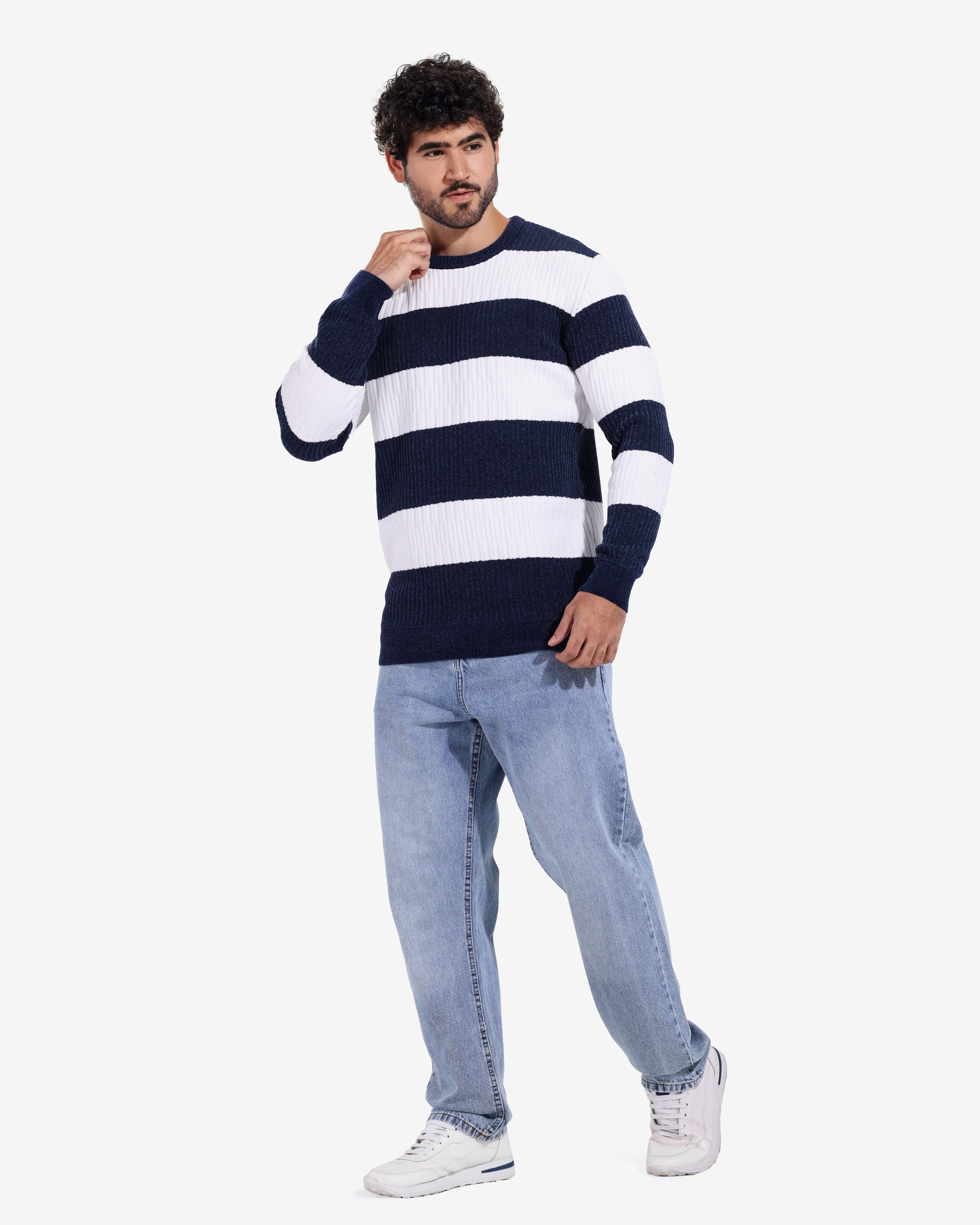 Pullover - Men - Striped