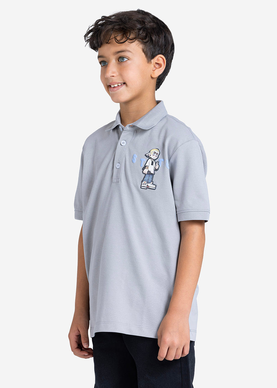 Polo T-shirt - Boys - Printed