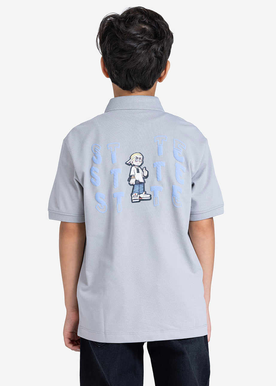 Polo T-shirt - Boys - Printed