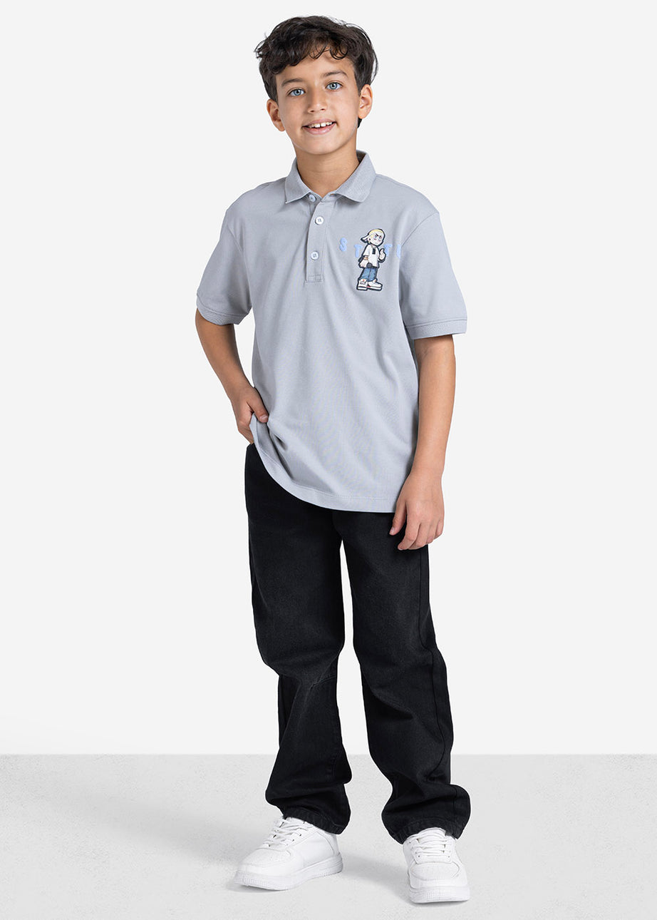 Polo T-shirt - Boys - Printed