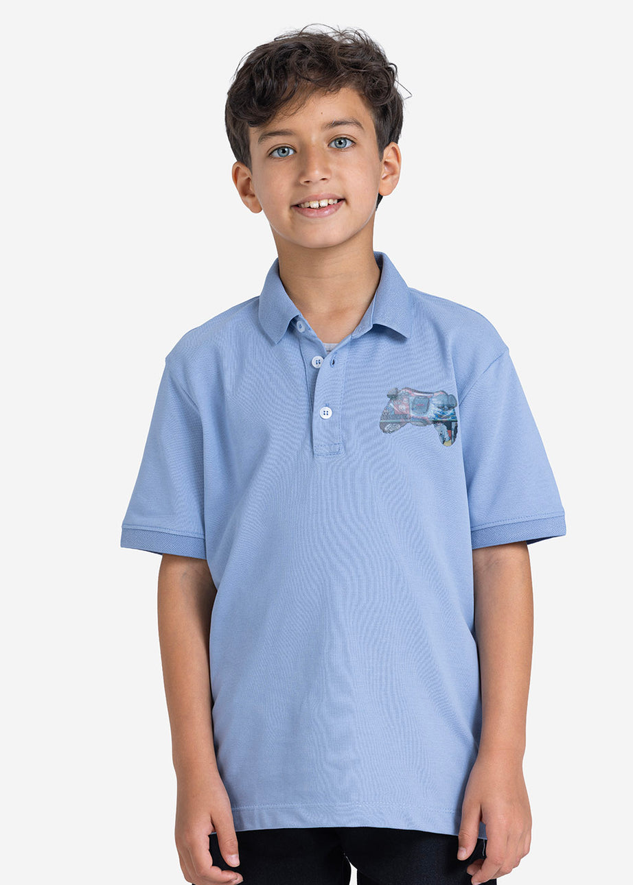 Polo T-shirt - Boys - Printed