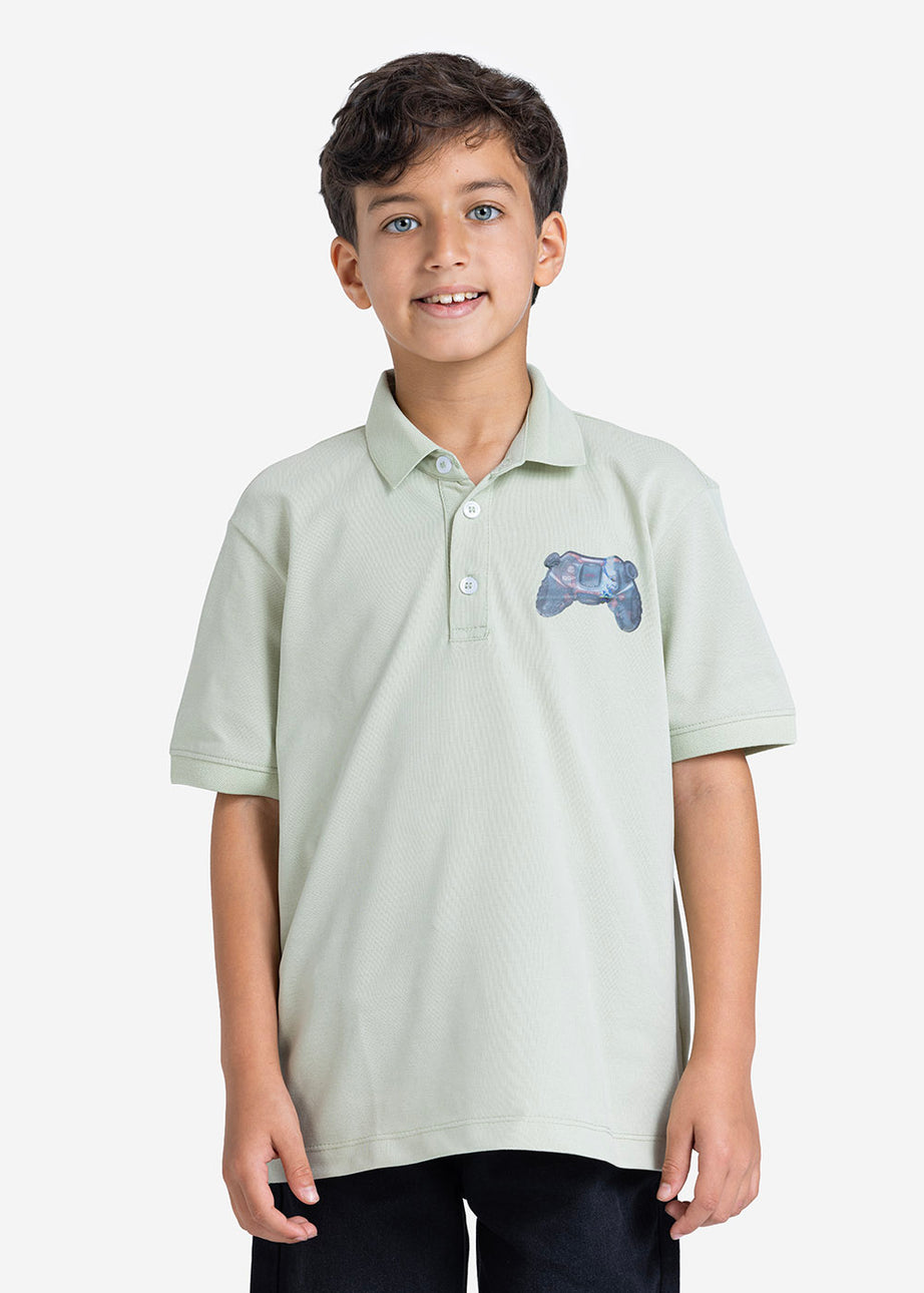 Polo T-shirt - Boys - Printed