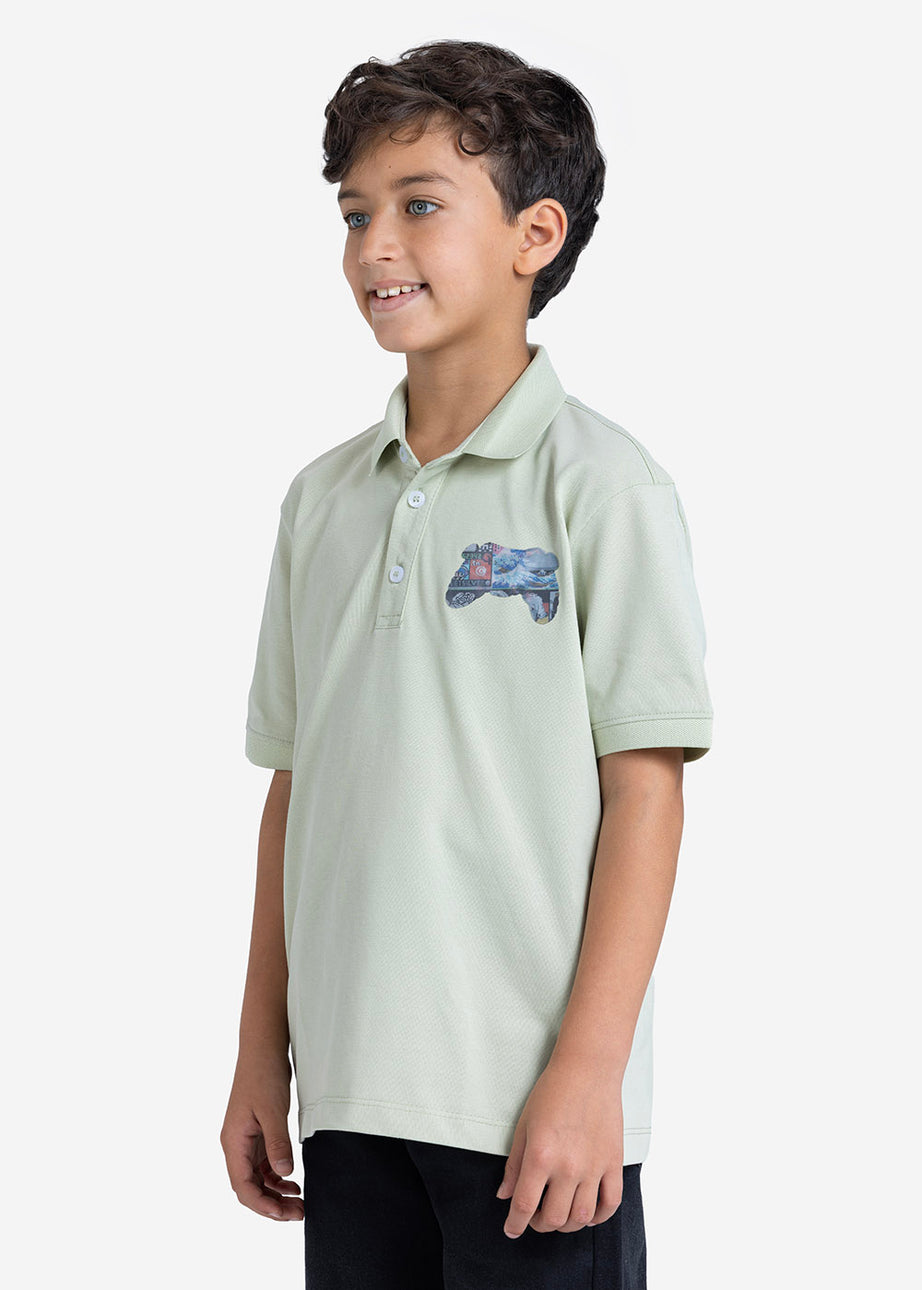 Polo T-shirt - Boys - Printed
