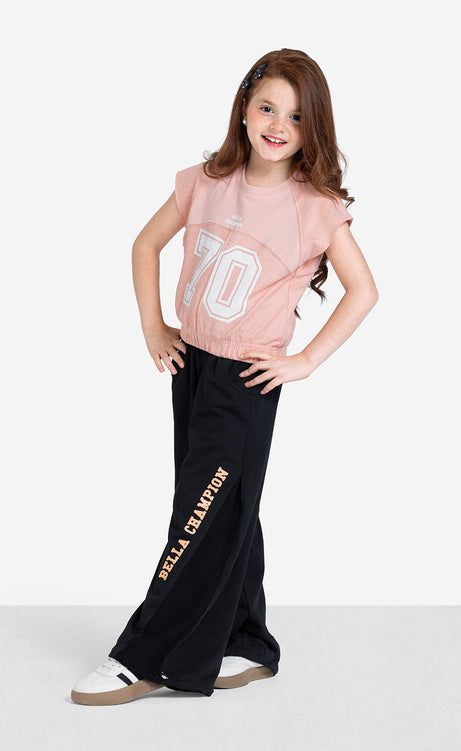 Girls' Printed Short-Sleeve Set (Style 824) – view 4