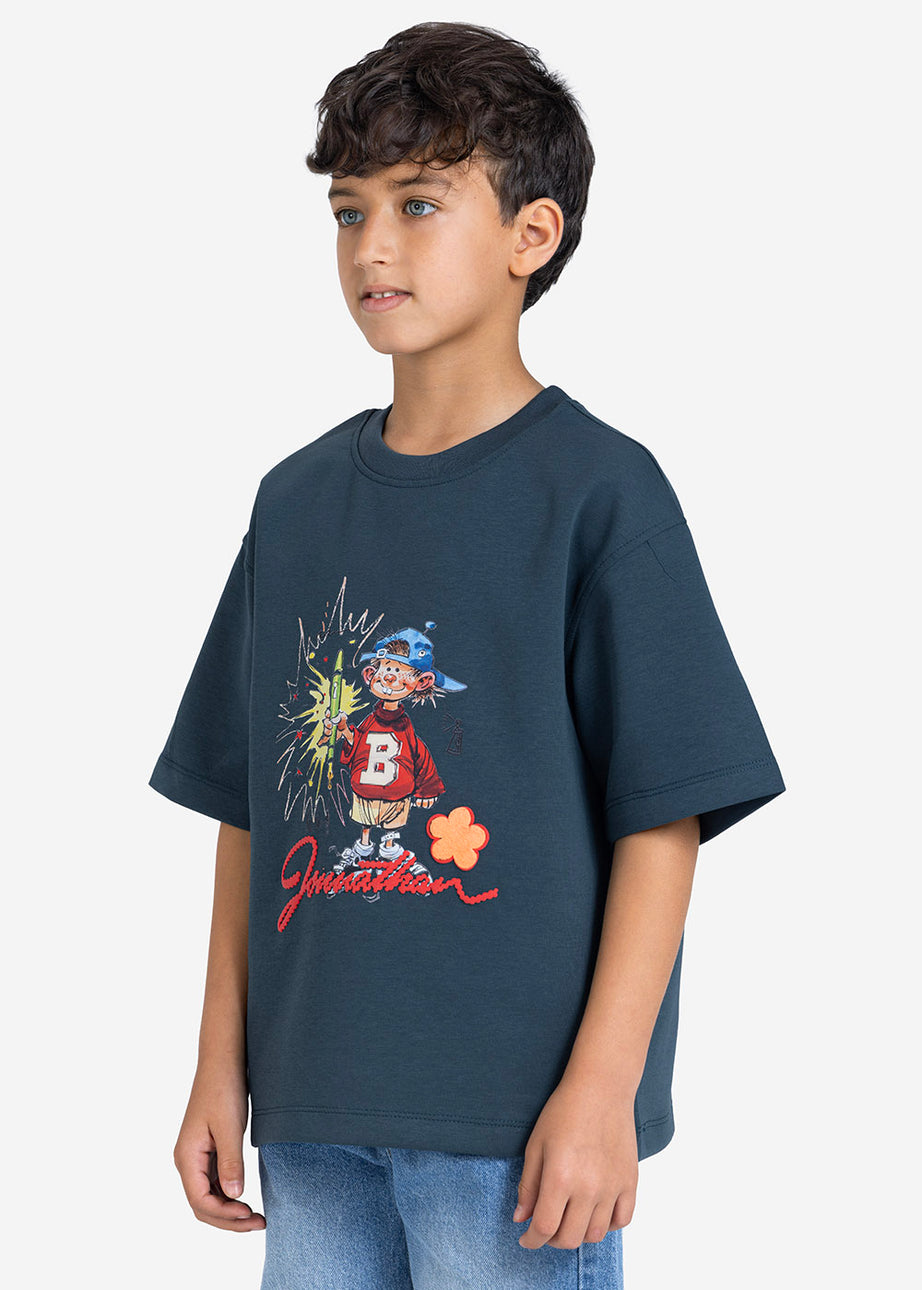 T-shirt - Boys - Printed