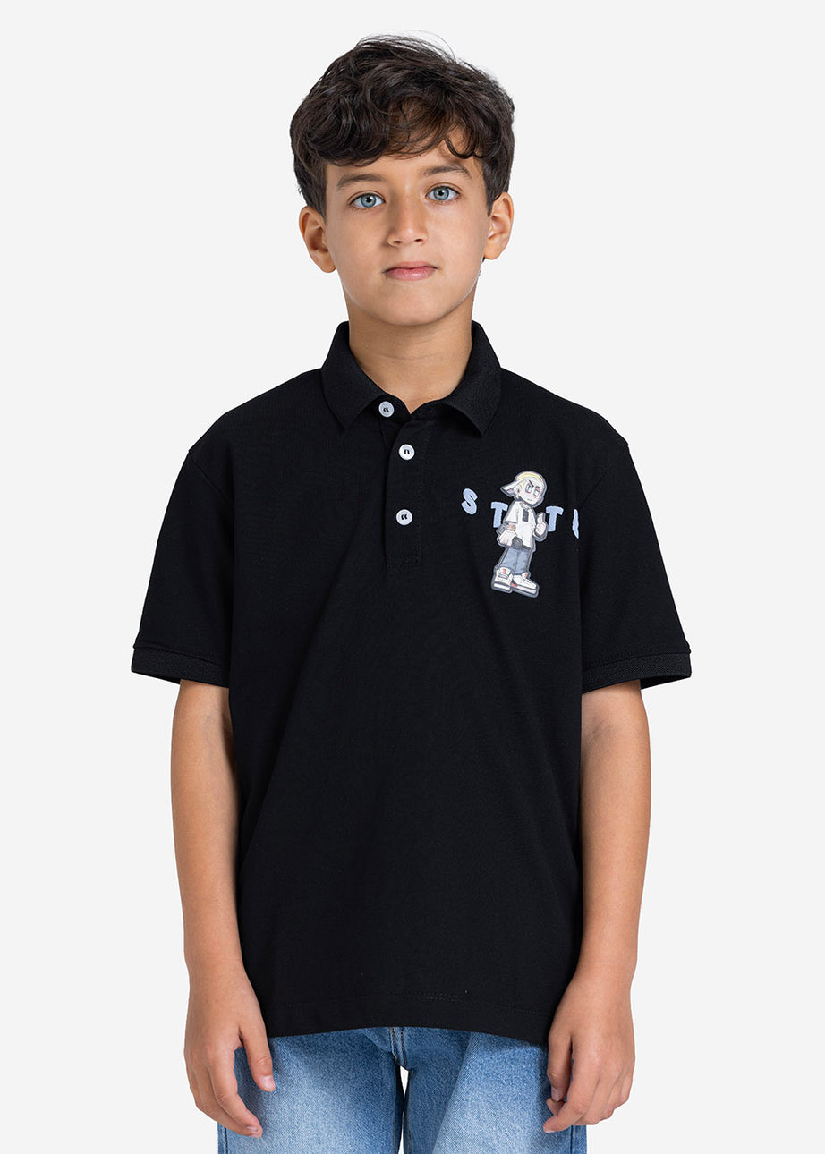 Polo T-shirt - Boys - Printed