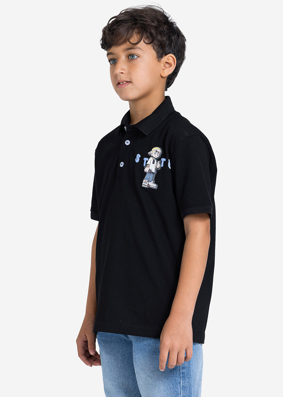 Polo T-shirt - Boys - Printed