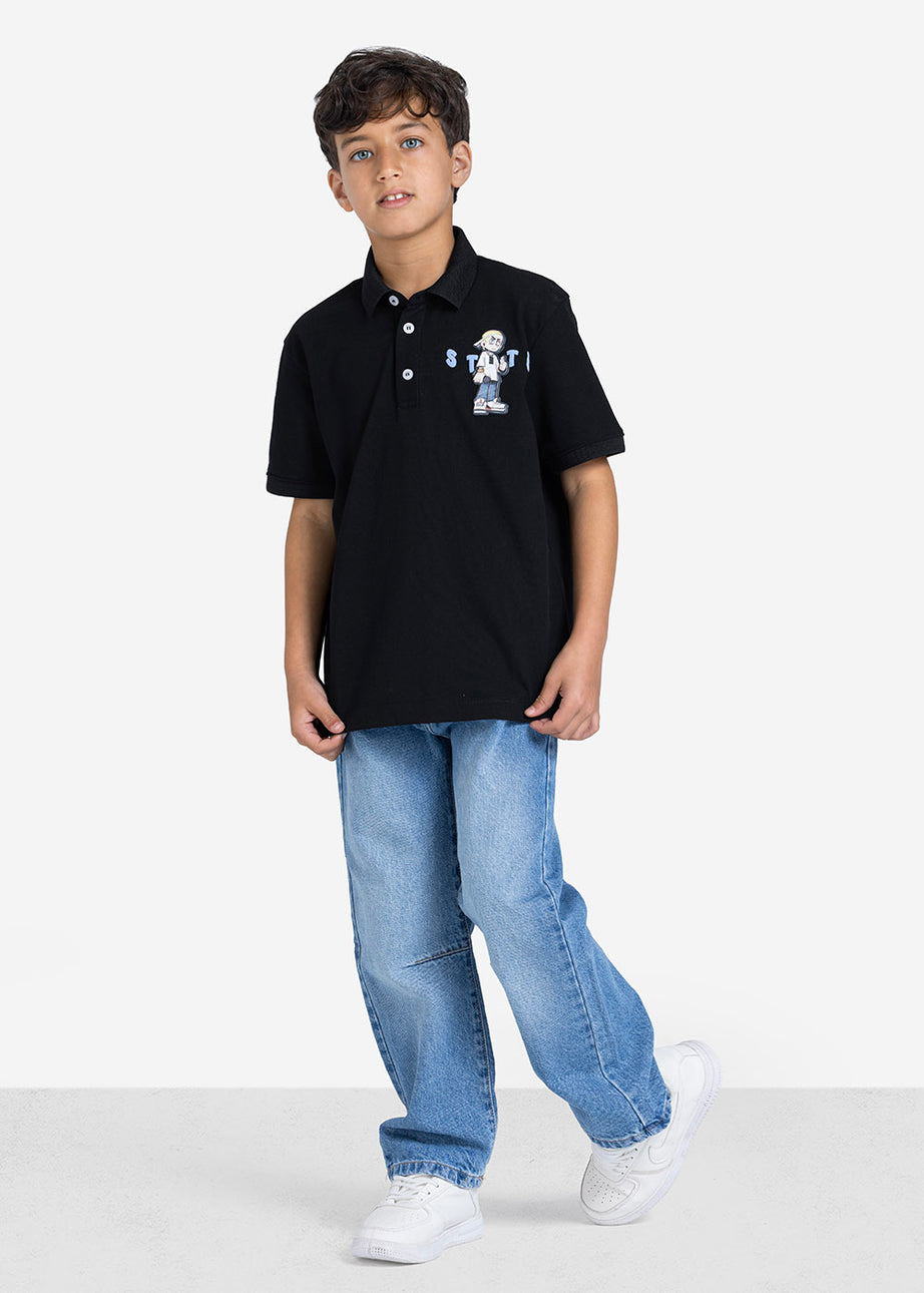 Polo T-shirt - Boys - Printed