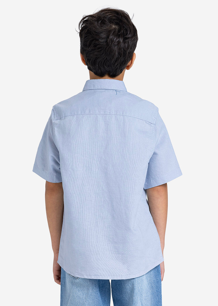 Half sleeve shirt - Boys - Plain