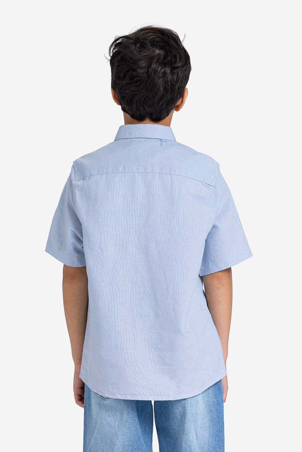 Half sleeve shirt - Boys - Plain