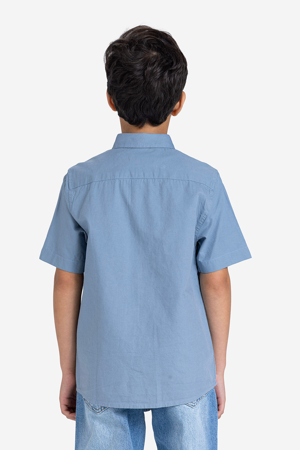 Half sleeve shirt - Boys - Plain