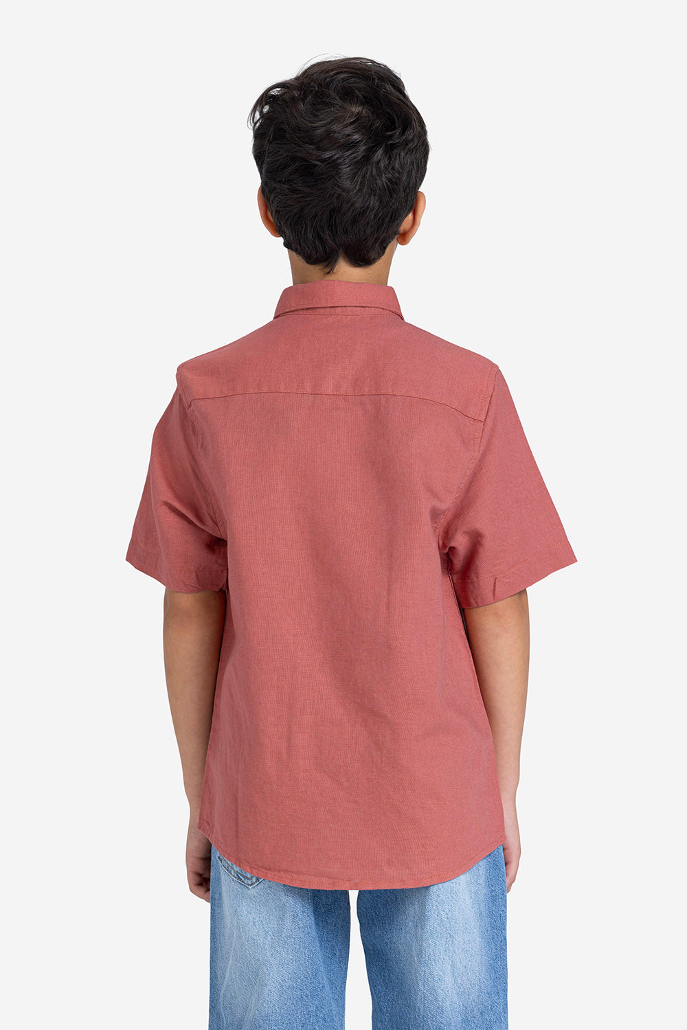Half sleeve shirt - Boys - Plain