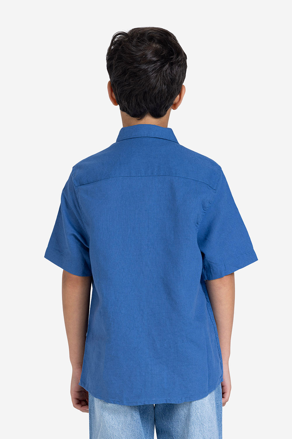 Half sleeve shirt - Boys - Plain