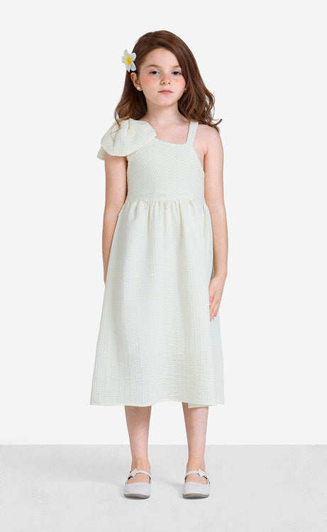 Girls' Plain Round-Neck Dress – view 9