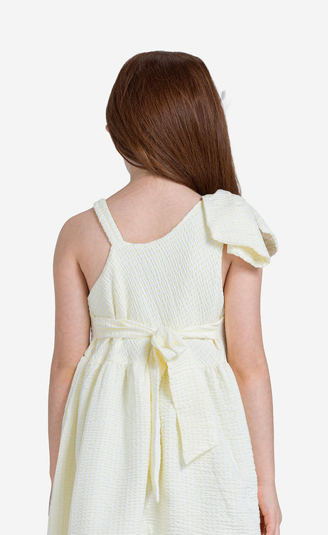 Girls' Plain Round-Neck Dress – view 8