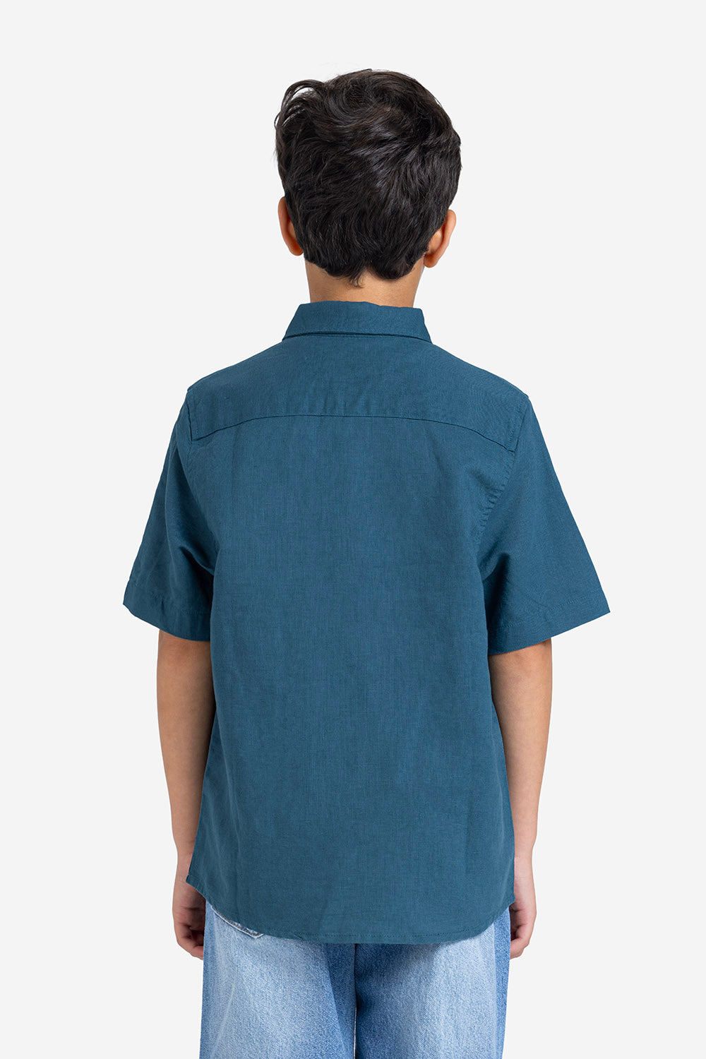 Half sleeve shirt - Boys - Plain