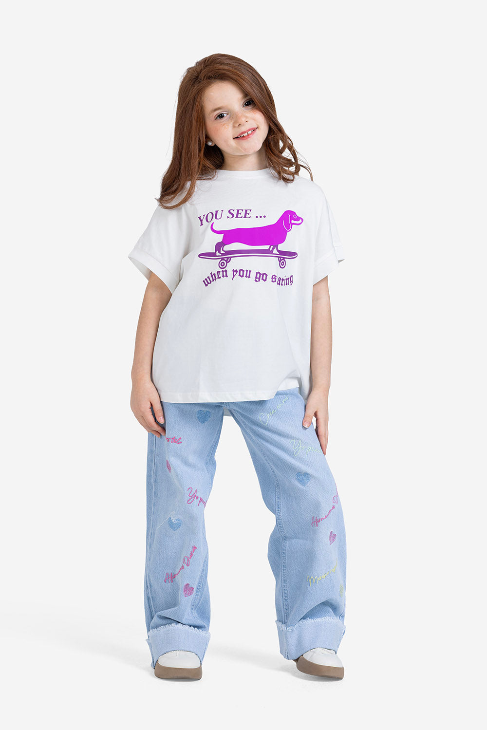 T-shirt - Girls - Printed