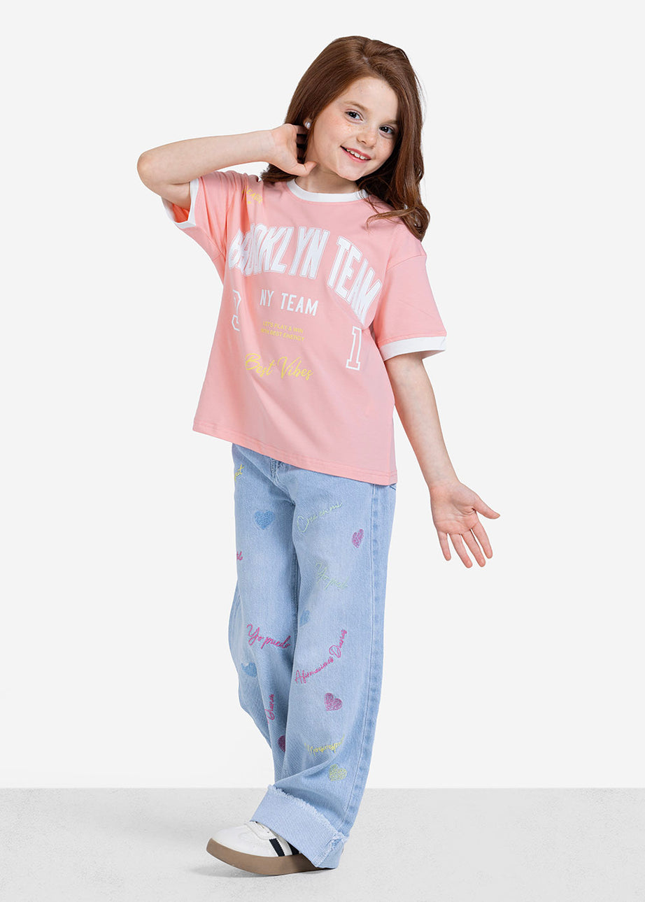 T-shirt - Girls - Printed